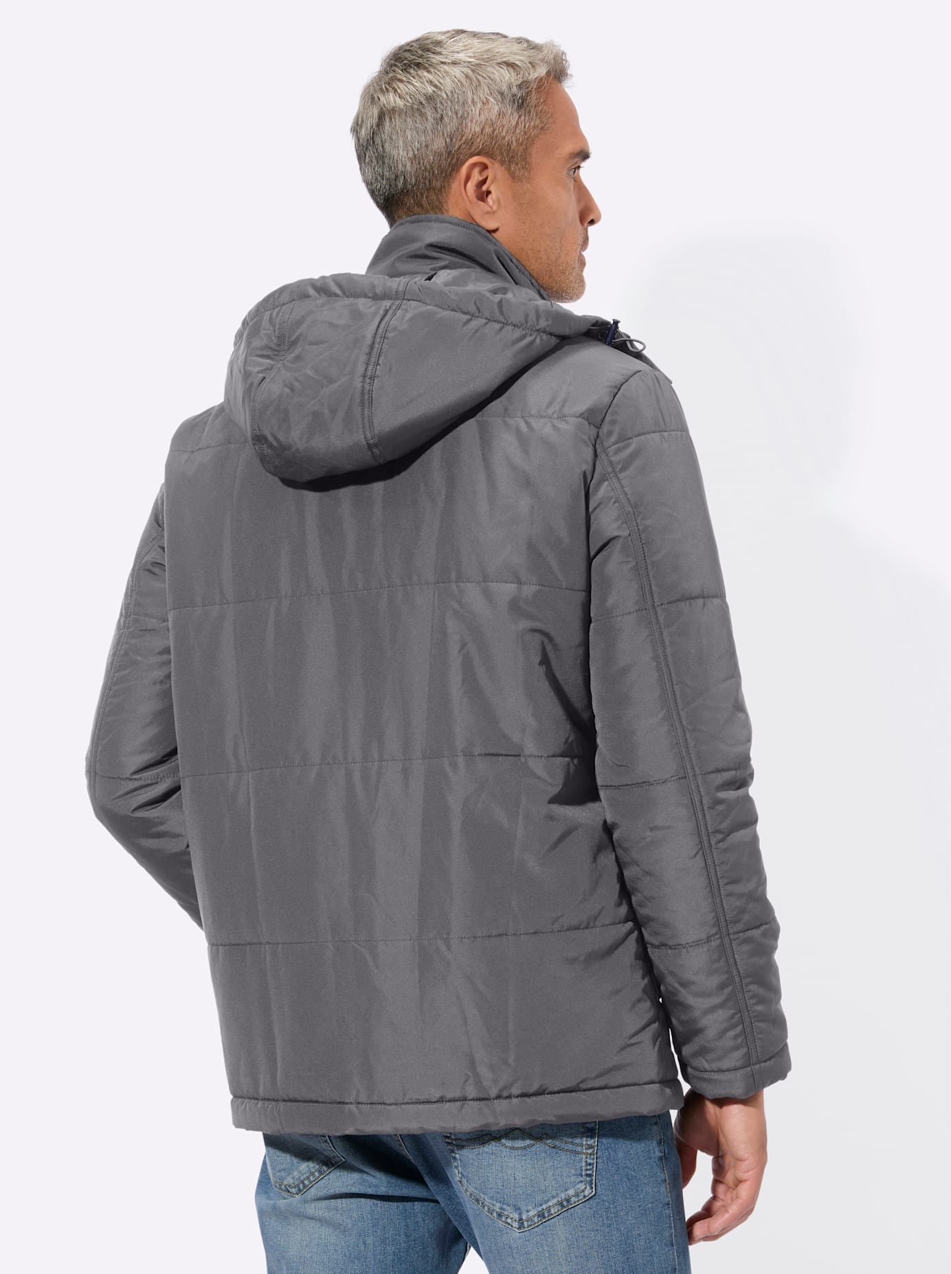 Classic Steppjacke mit Kapuze