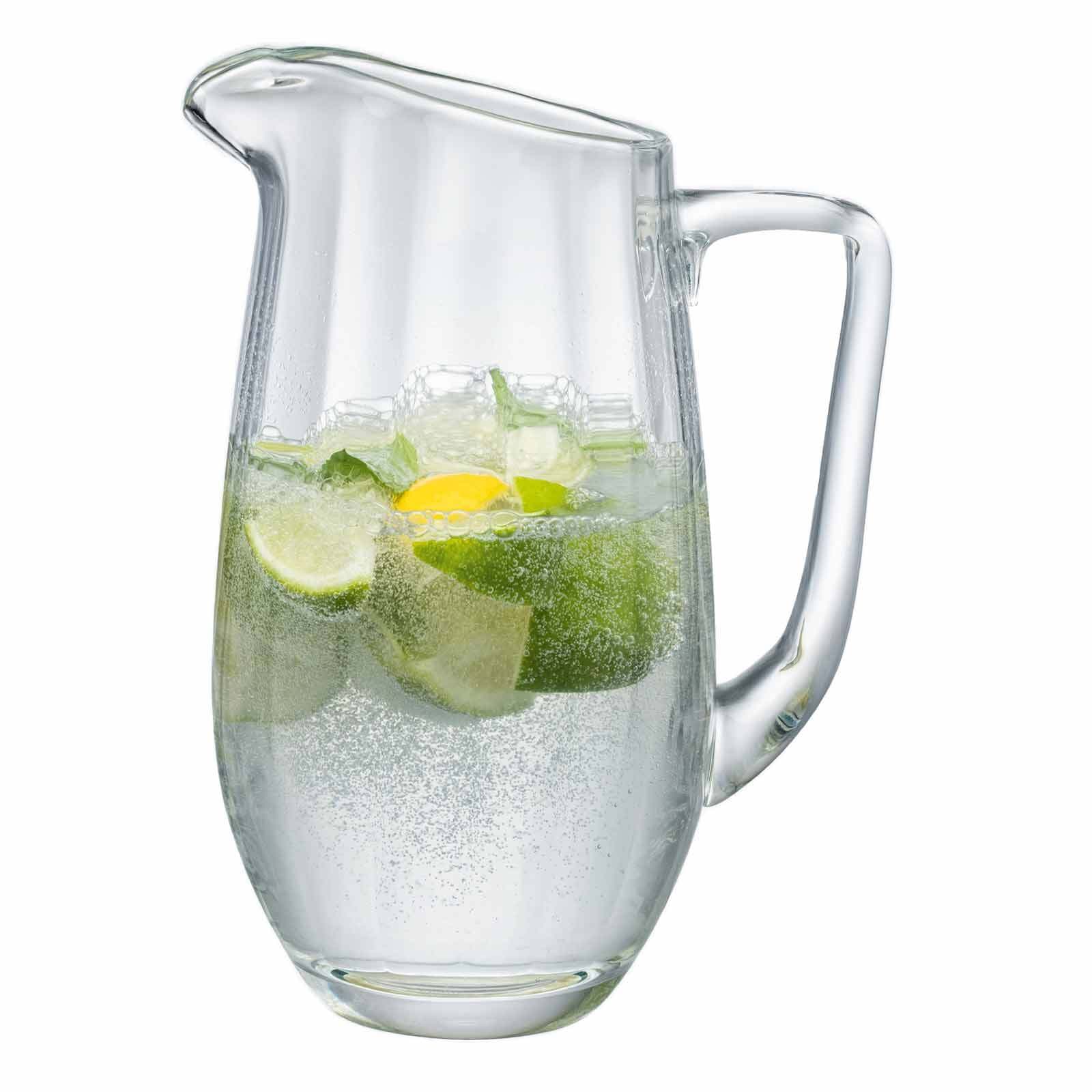 VILLEROY & BOCH Wasserkrug "Krug Rose Garden 1500 ml transparent", bunt, Karaffen