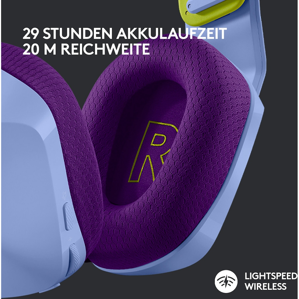 Logitech G Gaming-Headset »G733 LIGHTSPEED Wireless RGB«, WLAN (WiFi), Mikrofon abnehmbar