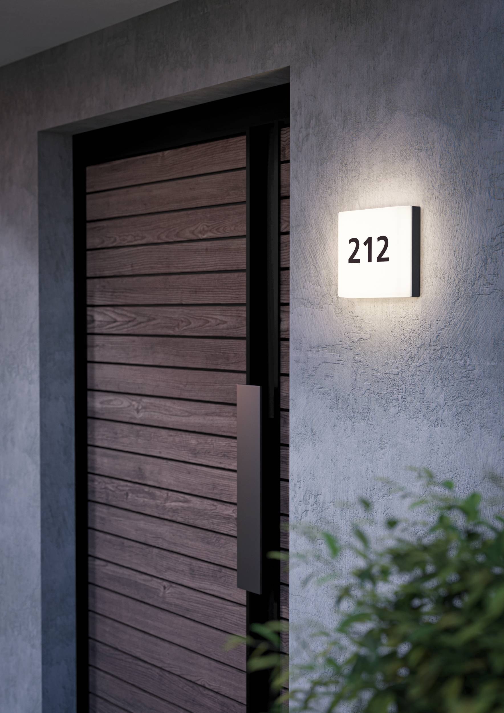 EGLO Wandleuchte »Cornale Außen-Wandlampe, Außenleuchte, Hausnummerleuchte, IP44, Lampe« LED-Modul 1 Stk. Warmweiß