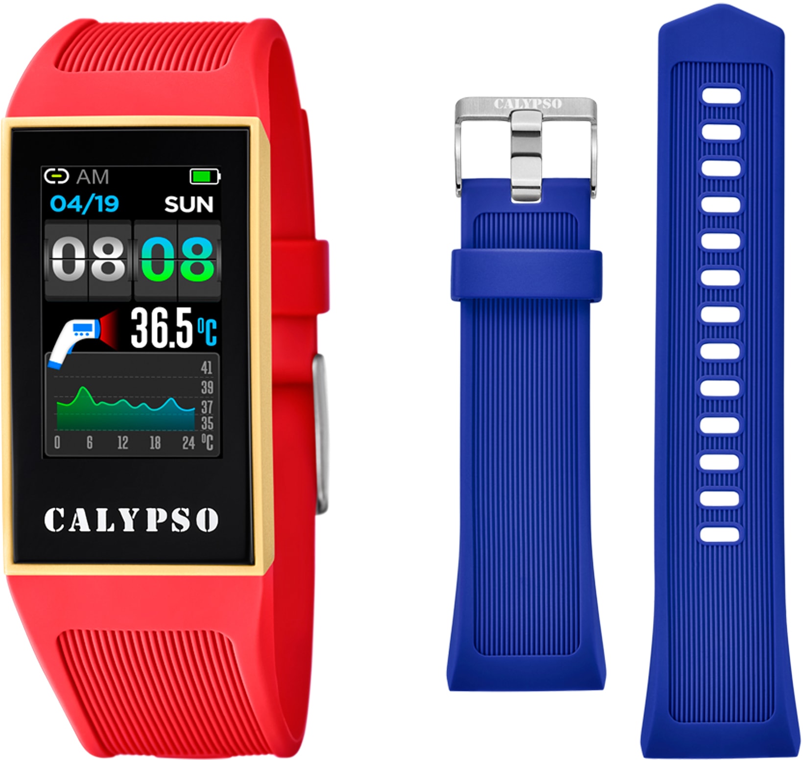 CALYPSO WATCHES Smartwatch »K8502/3«, (Armbanduhr, Herrenuhr, Damenuhr, digital, Schrittzähler)