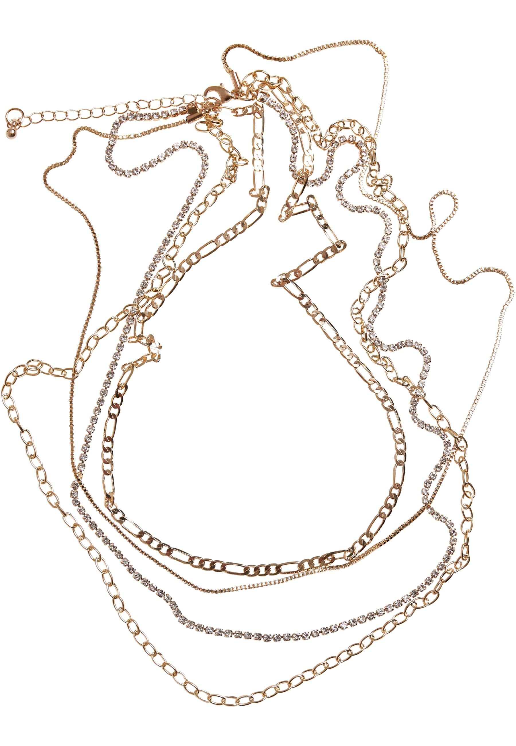 URBAN CLASSICS Edelstahlkette »Unisex Valeria Layering Necklace«