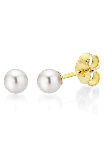 Paar Ohrstecker »Schmuck Geschenk Gold 375 Ohrschmuck Perle verschiedene Größen«