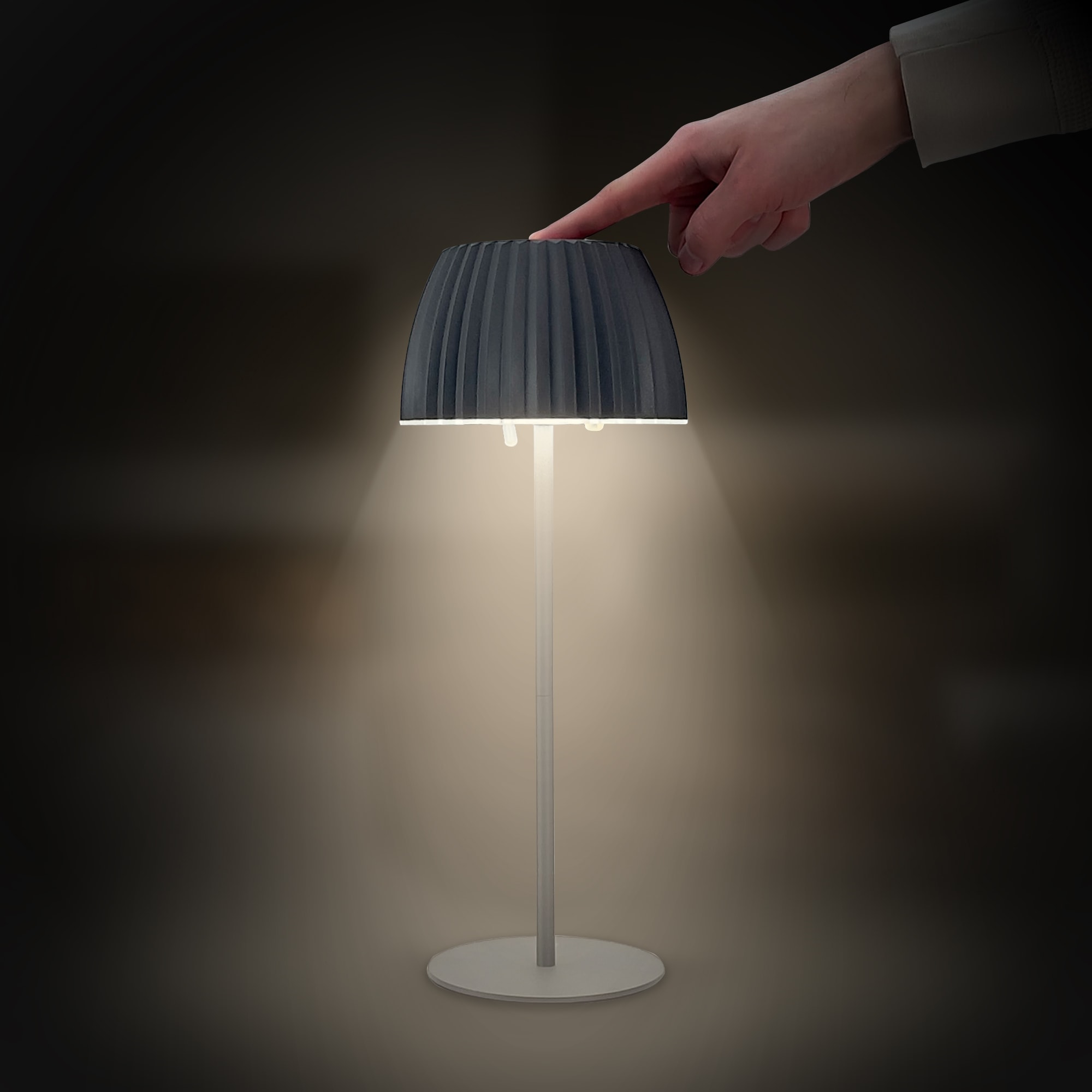 Briloner Leuchten LED Tischleuchte »Akku LED Tischleuchte, anthrazit«