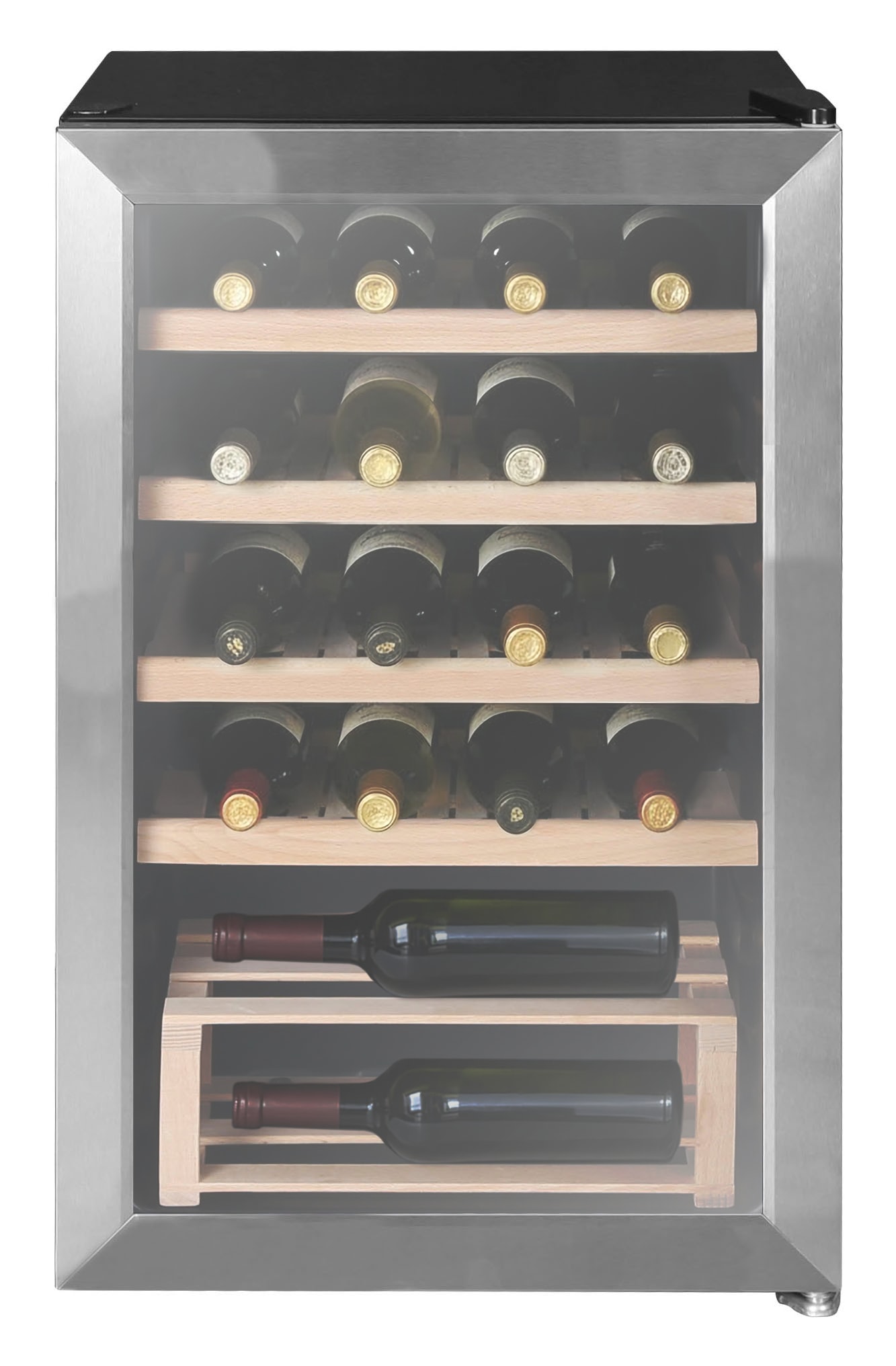 Hanseatic Weinkühlschrank "HWC20FCBH-2," für 20 Stk. Standardflaschen á 075 günstig online kaufen