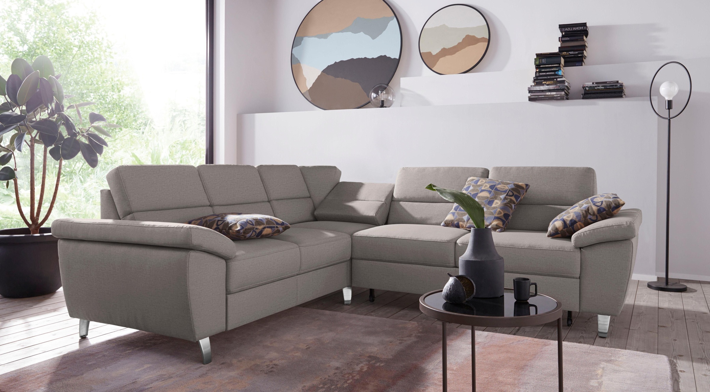 sit&more Ecksofa »Sorano L-Form«, wahlweise mit Bett- und Relaxfunktion, inkl. Bettkasten