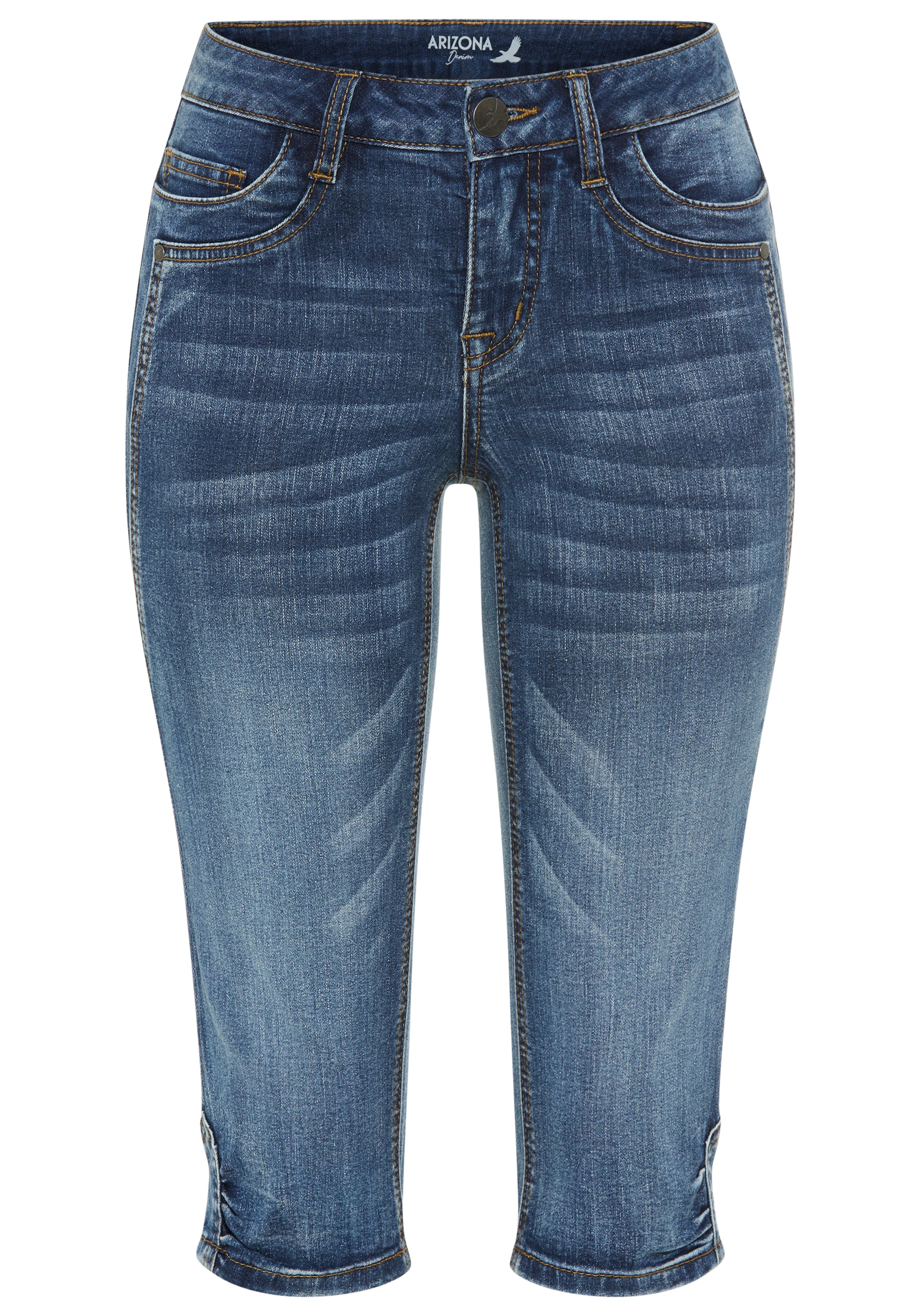 Arizona Caprijeans Skinny Fit, 3/4-Länge, mit Eingrifftaschen und Gesäßtaschen