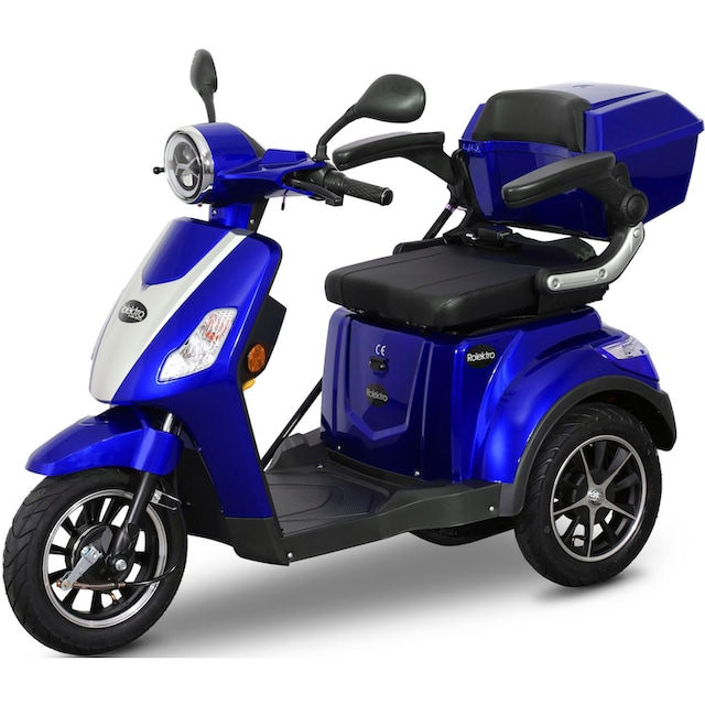 Black Friday Rolektro Elektromobil »E-Trike 25 V.2, Blei-Gel-Akku«, 1000 W, 25  km/h, (mit Topcase) | BAUR