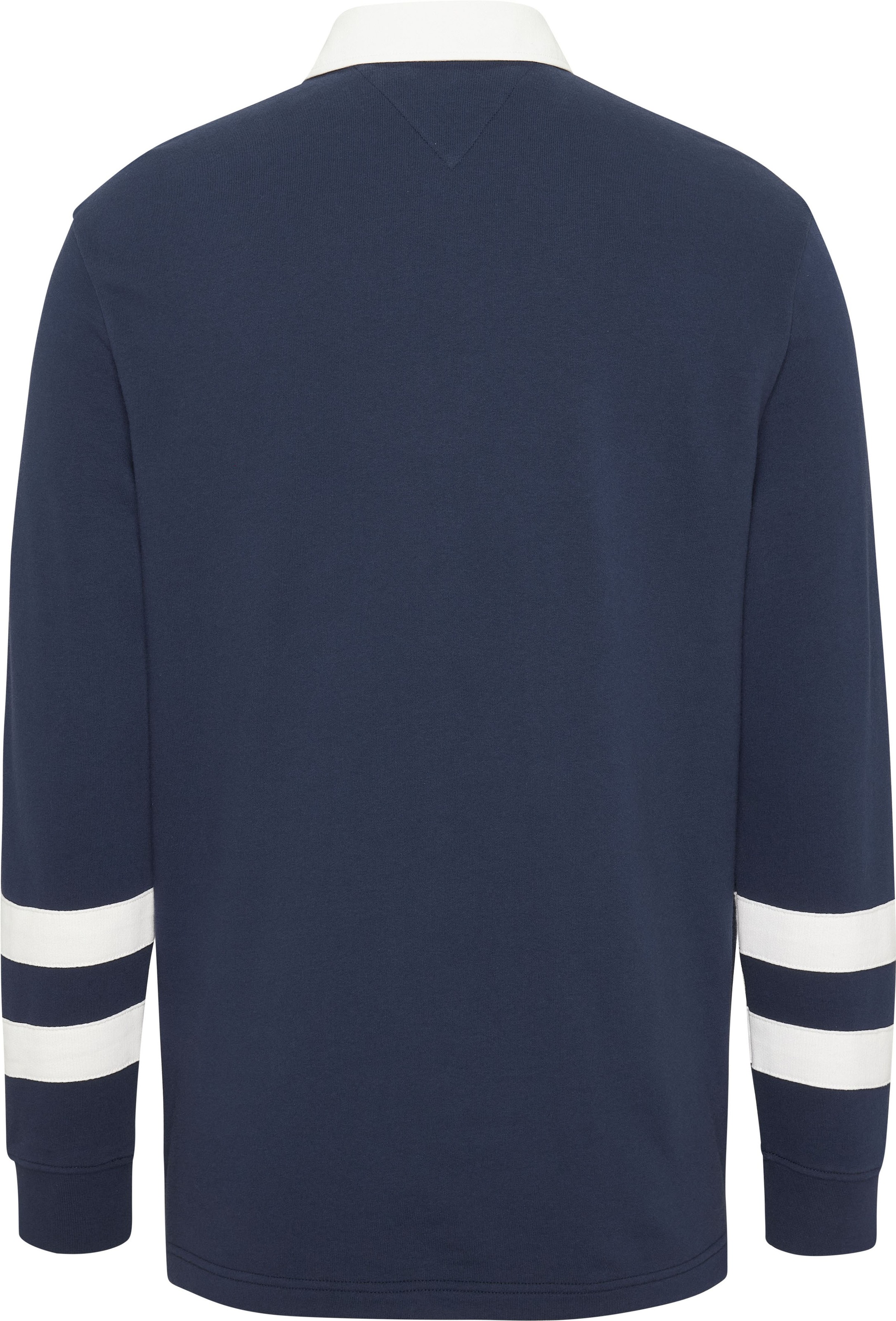 Tommy Jeans Langarmshirt »TJM RLXD VARSITY RUGBY«, mit Polokragen