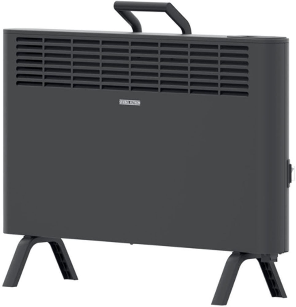 STIEBEL ELTRON Konvektor »»CNS-B 2000 Plus LCD move«, Standkonvektor engergiesparend, 2 kW«, schwarz, für ca. 25 m², LC-Display, Wochentimer