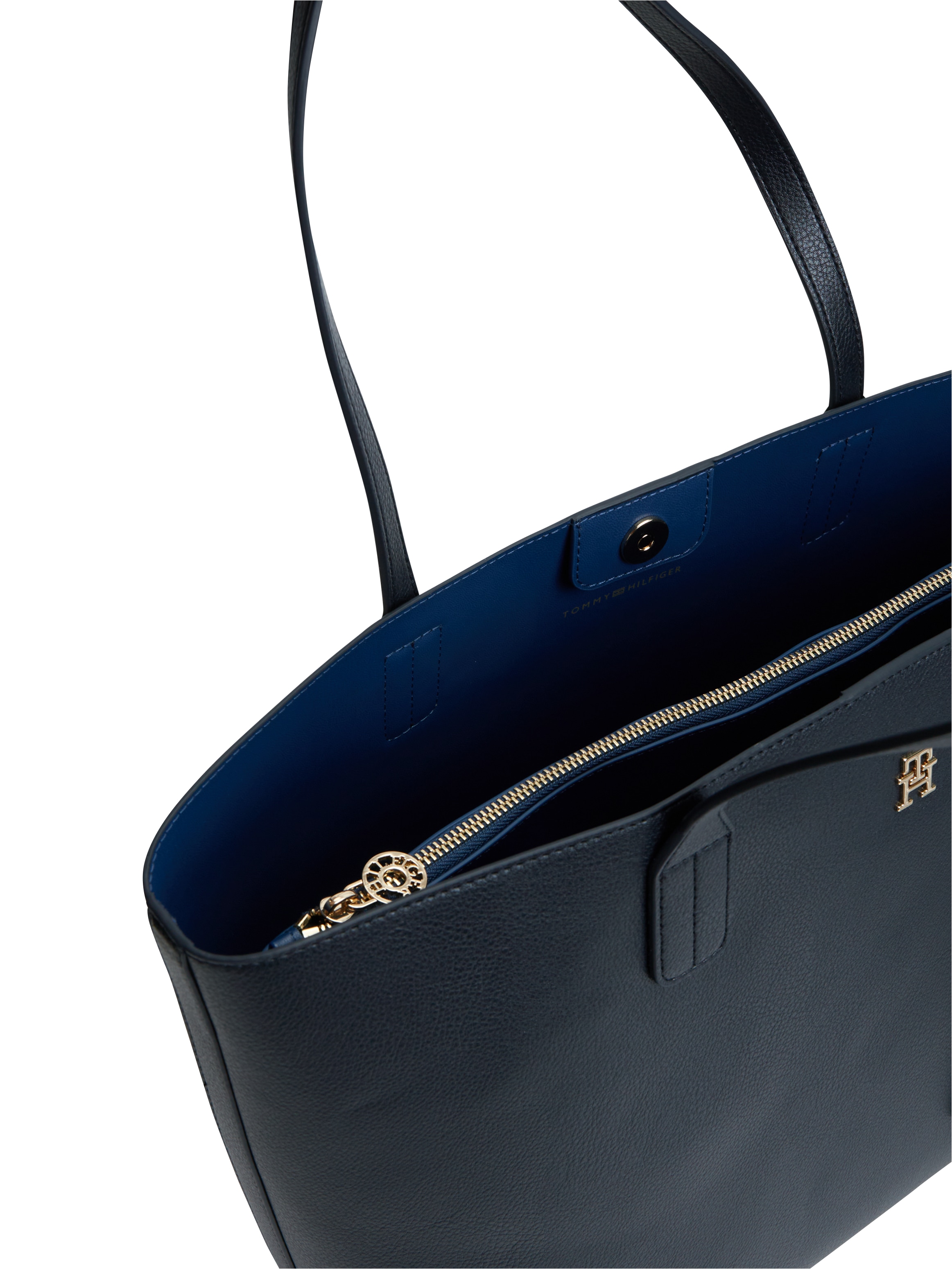 Tommy Hilfiger Tragetasche »TH ICON TOTE« Damen Handtasche, Shopper mit doppeltem Henkel