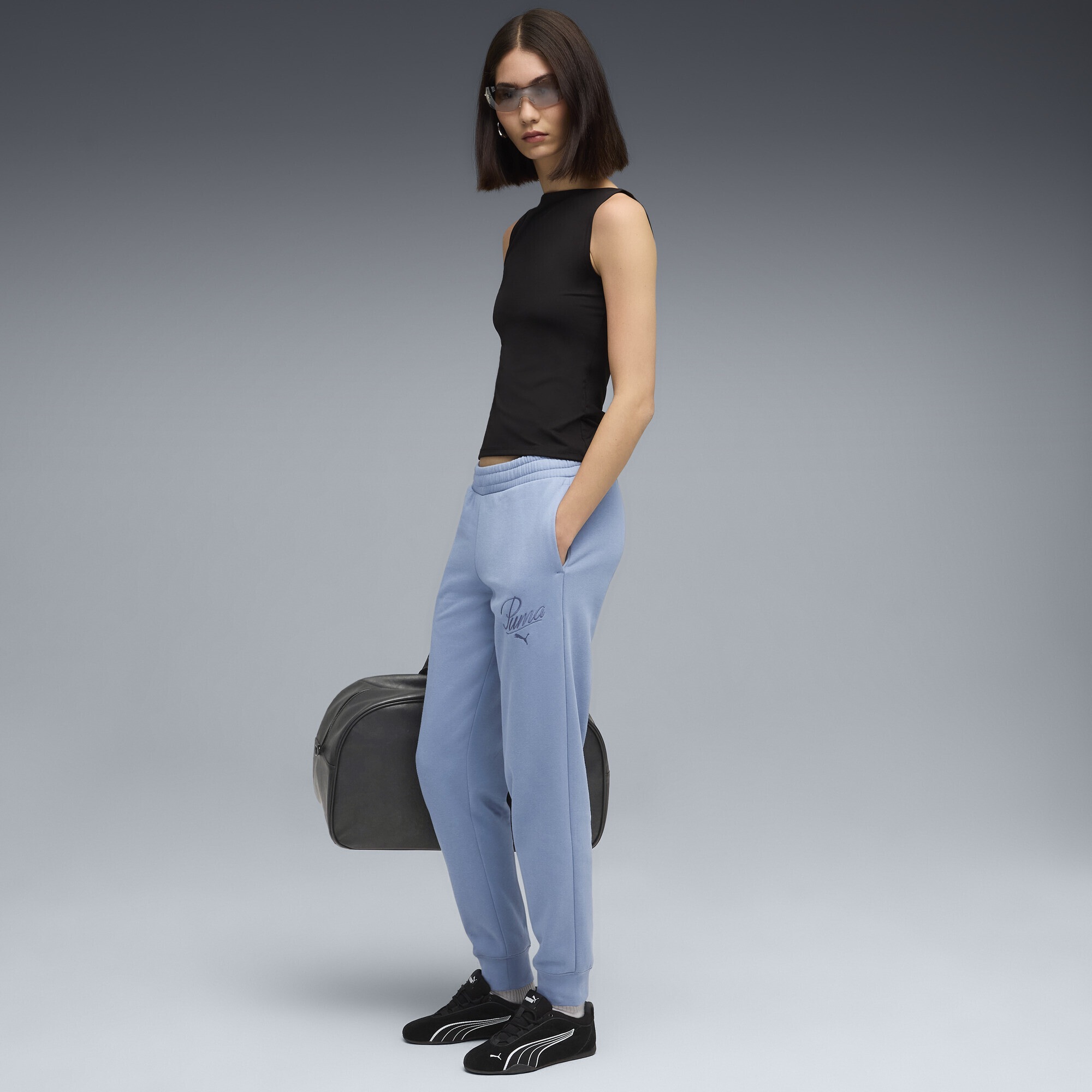 PUMA Sporthose »Essentials Script Jogginghose Damen«