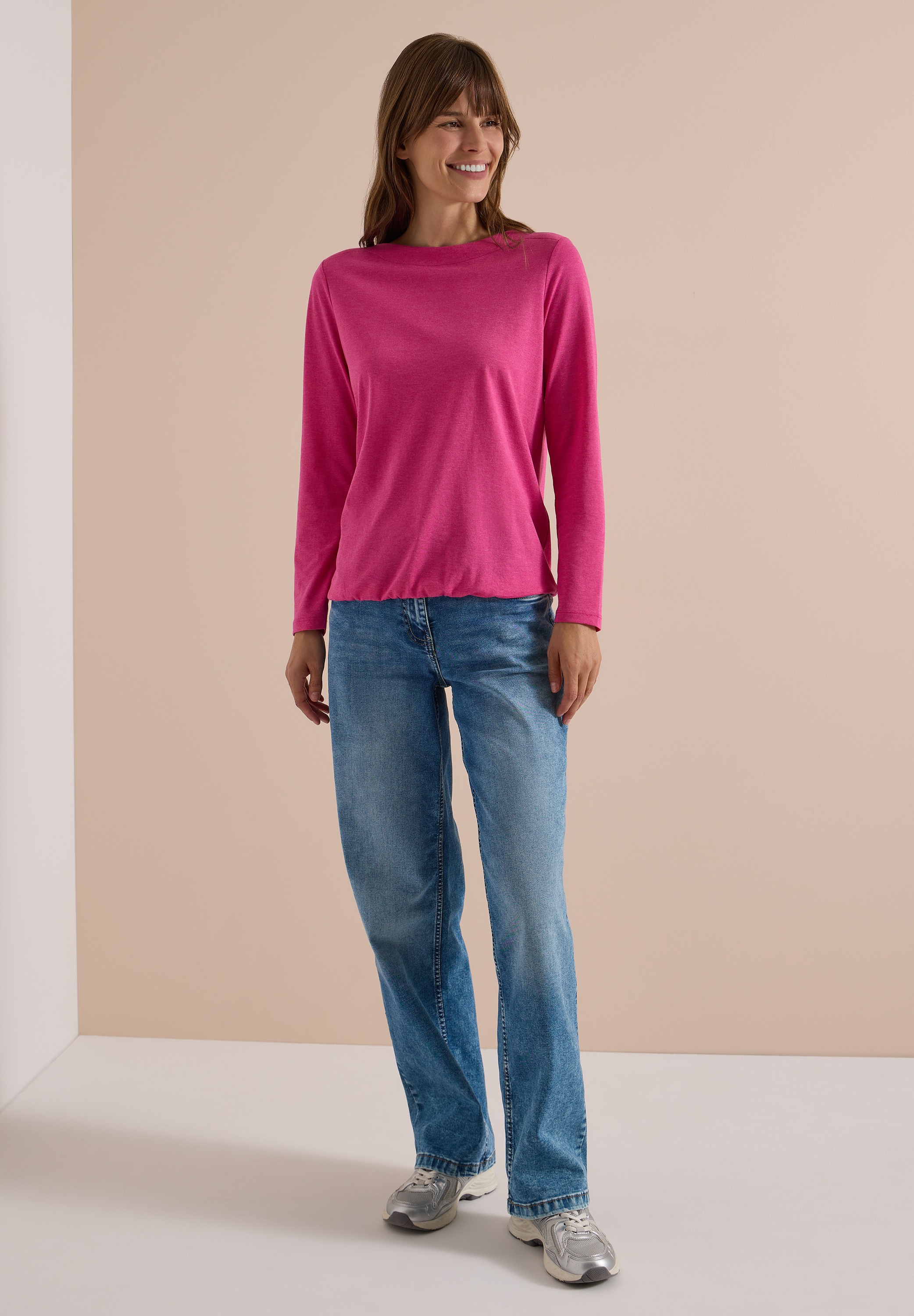 Cecil Langarmshirt mit U-Boot-Ausschnitt