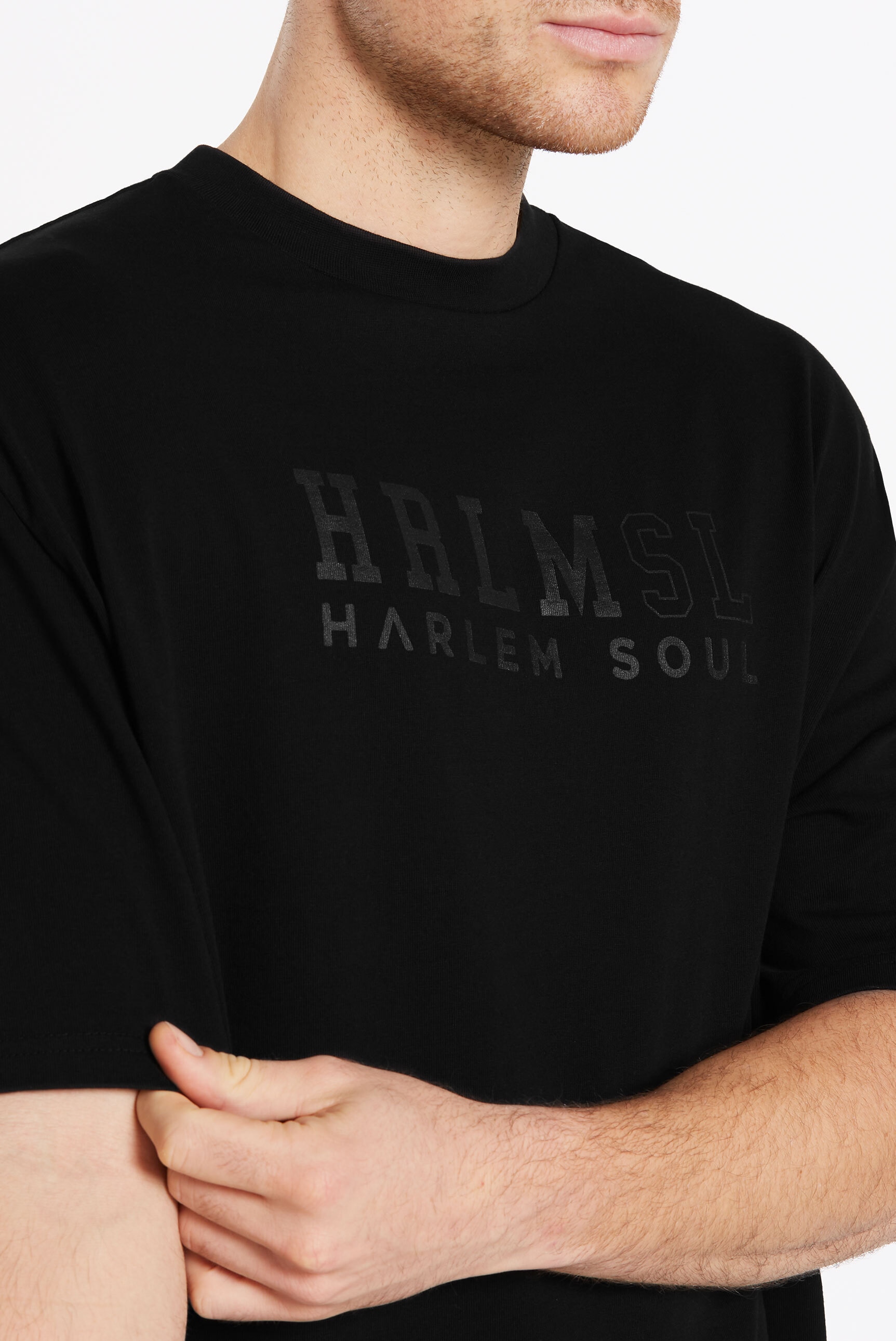 Harlem Soul Rundhalsshirt, aus Baumwolle