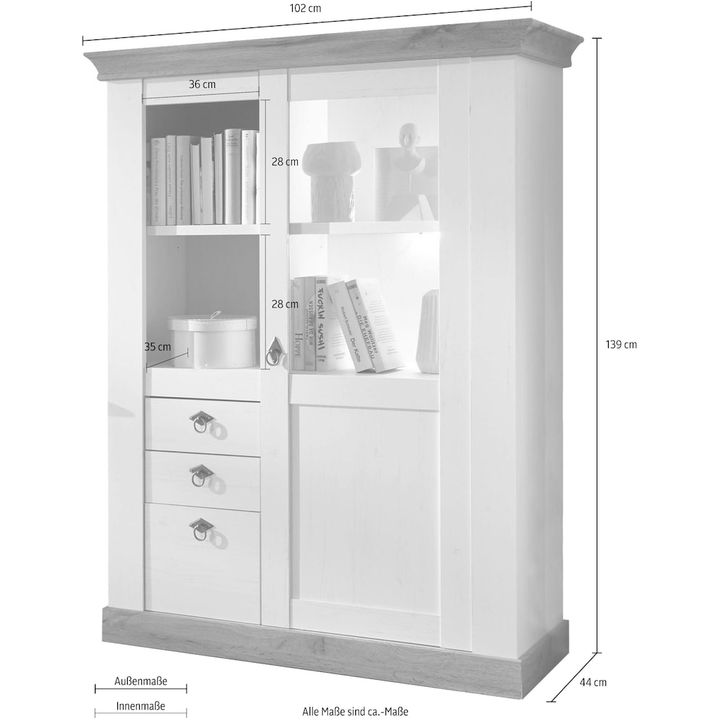 Home affaire Highboard »Cremona«