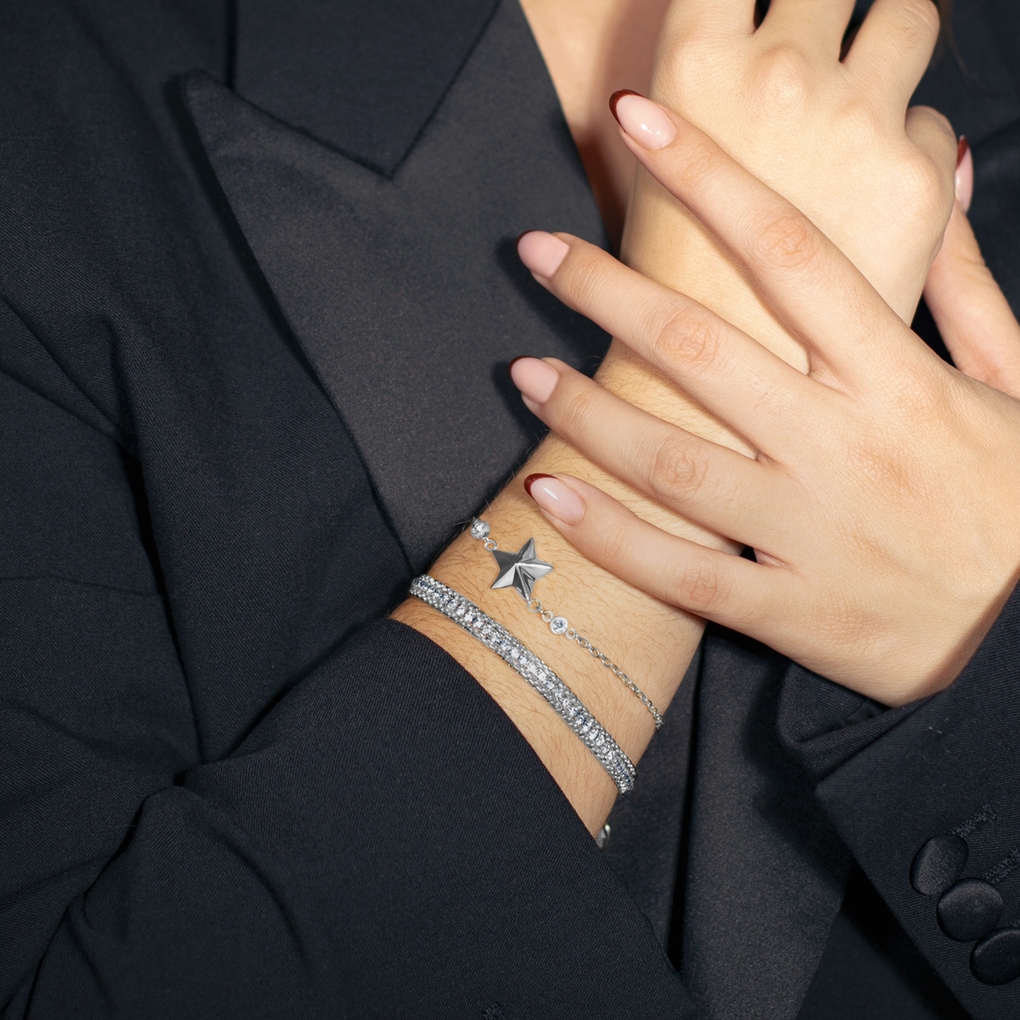 Lotus Armband »Essentials - Stern« mit Glasstein