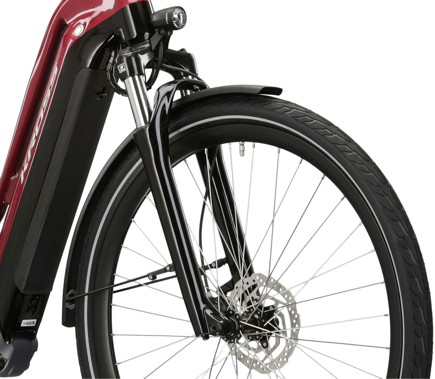 Kross E-Bike »E-Citybike Damen Sentio 6.0 28" rot«, 8 Gang, Shimano, Nexus, Mittelmotor 250 W