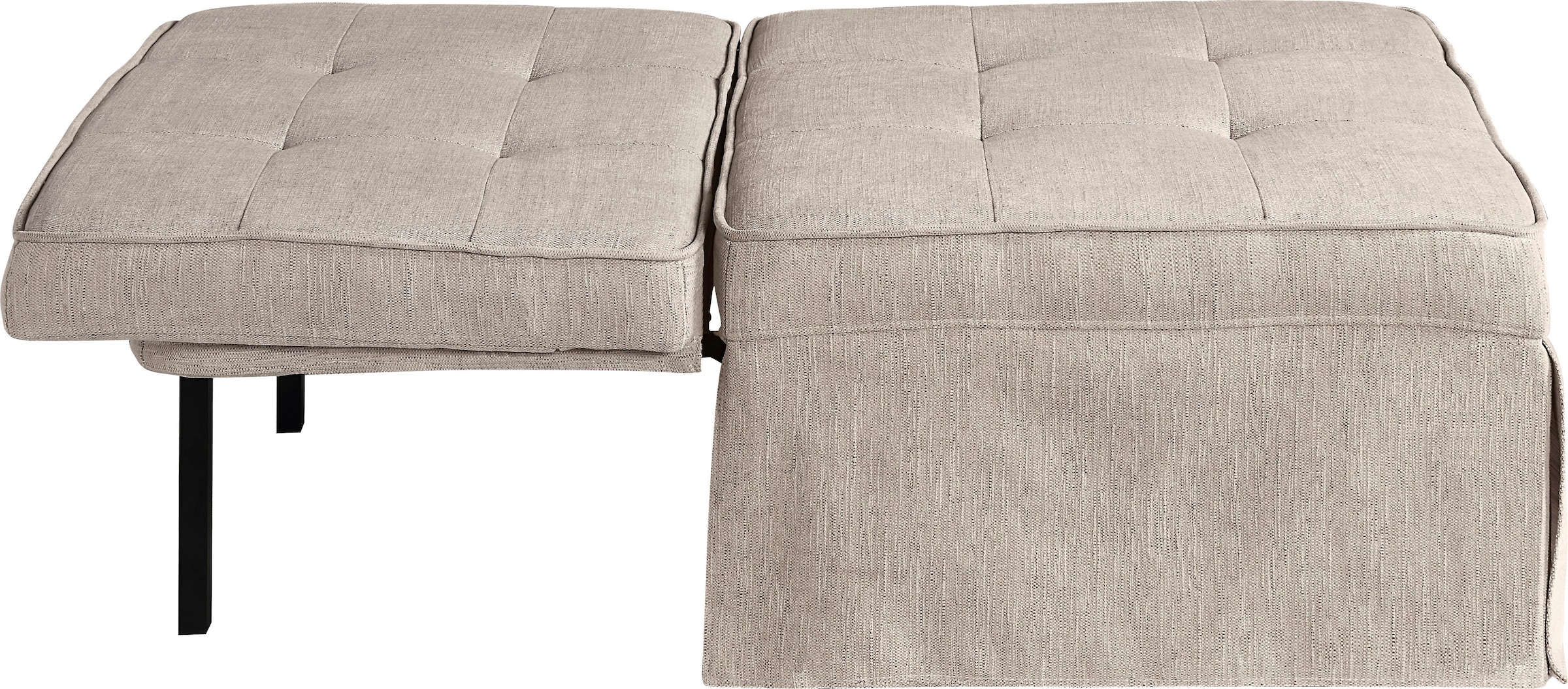 ATLANTIC home collection Schlafsofa Finn, wandelbar zum Loungesessel, Relaxliege und Gästebett, inkl. Kissen