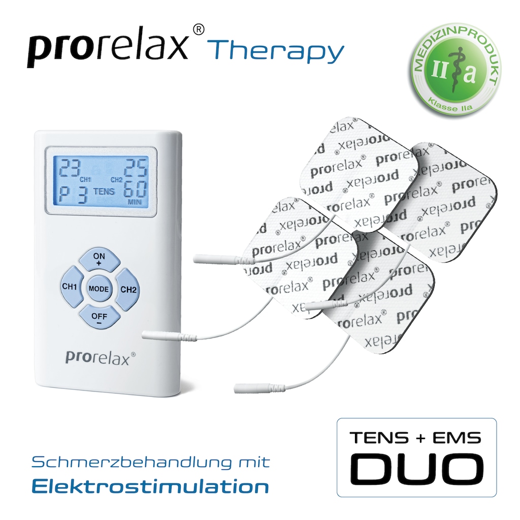 prorelax TENS-EMS-Gerät »39263 TENS+EMS DUO«