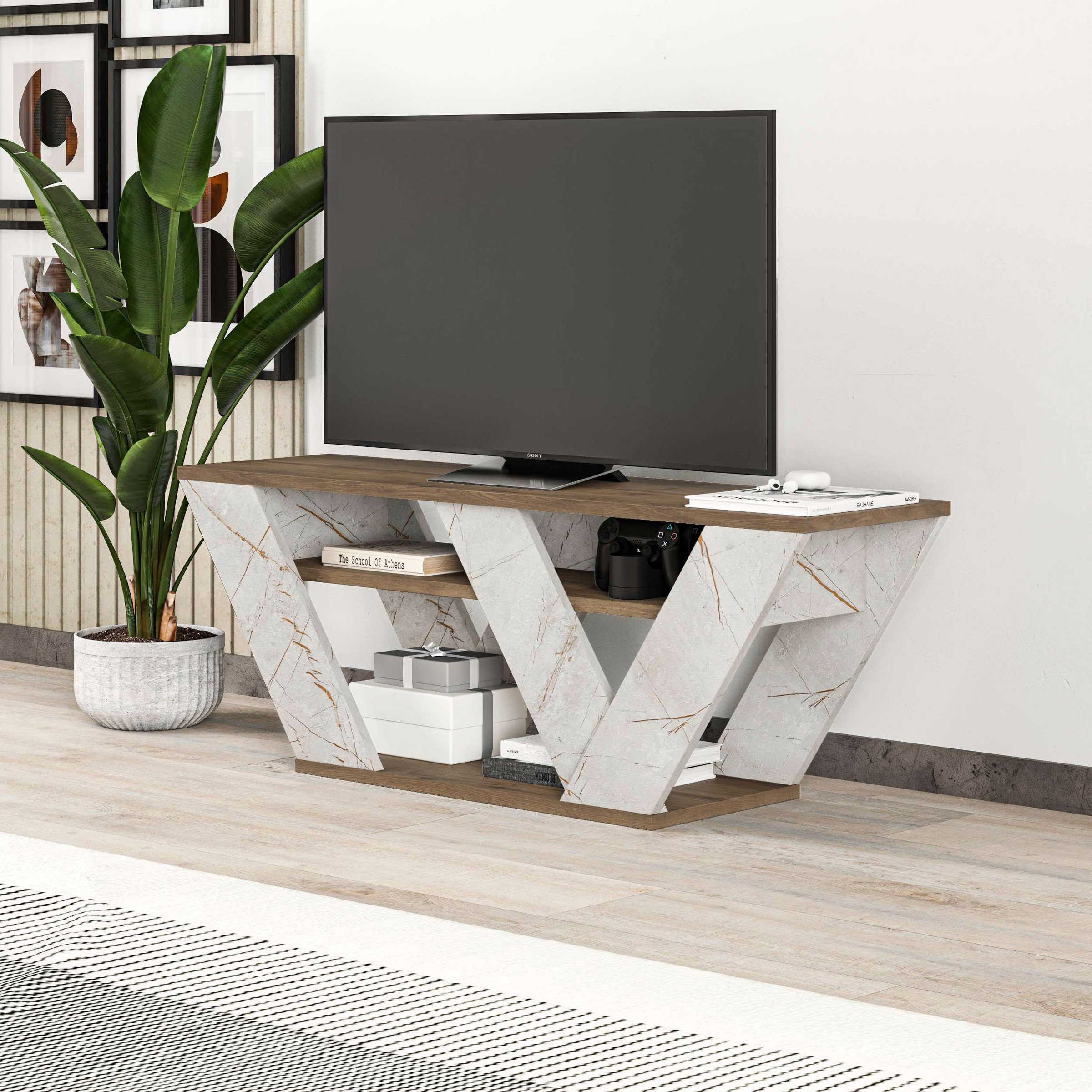 Decortie TV-Schrank "Thales TV Schrank", (Packung), Einfache Montage,Platzs günstig online kaufen