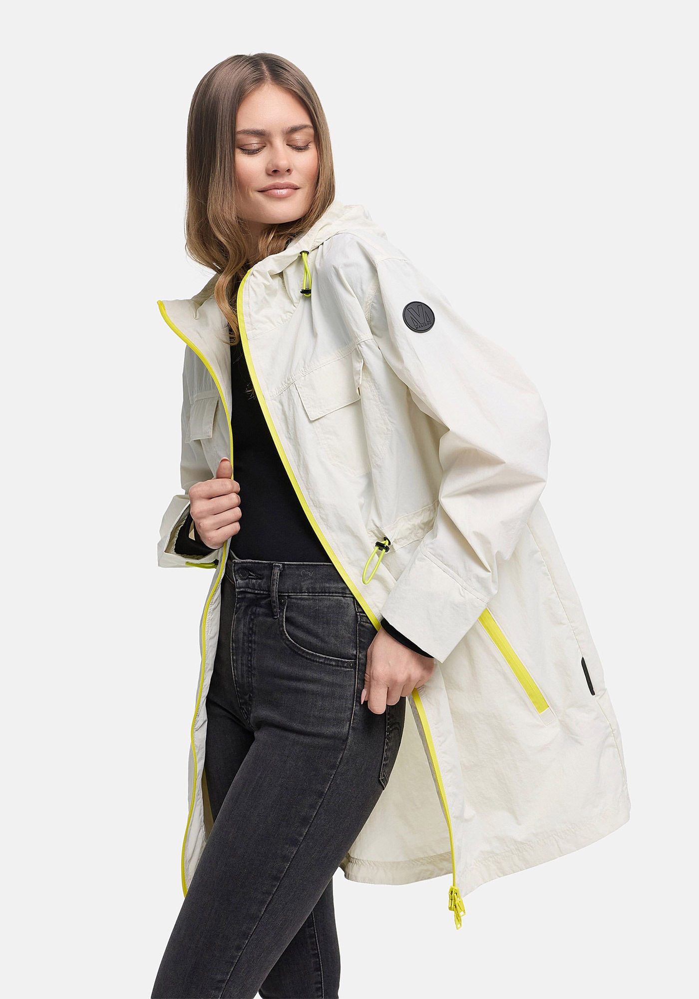 Marikoo Outdoorjacke »Trüffelbonbon« mit kontrastfarbenen Details