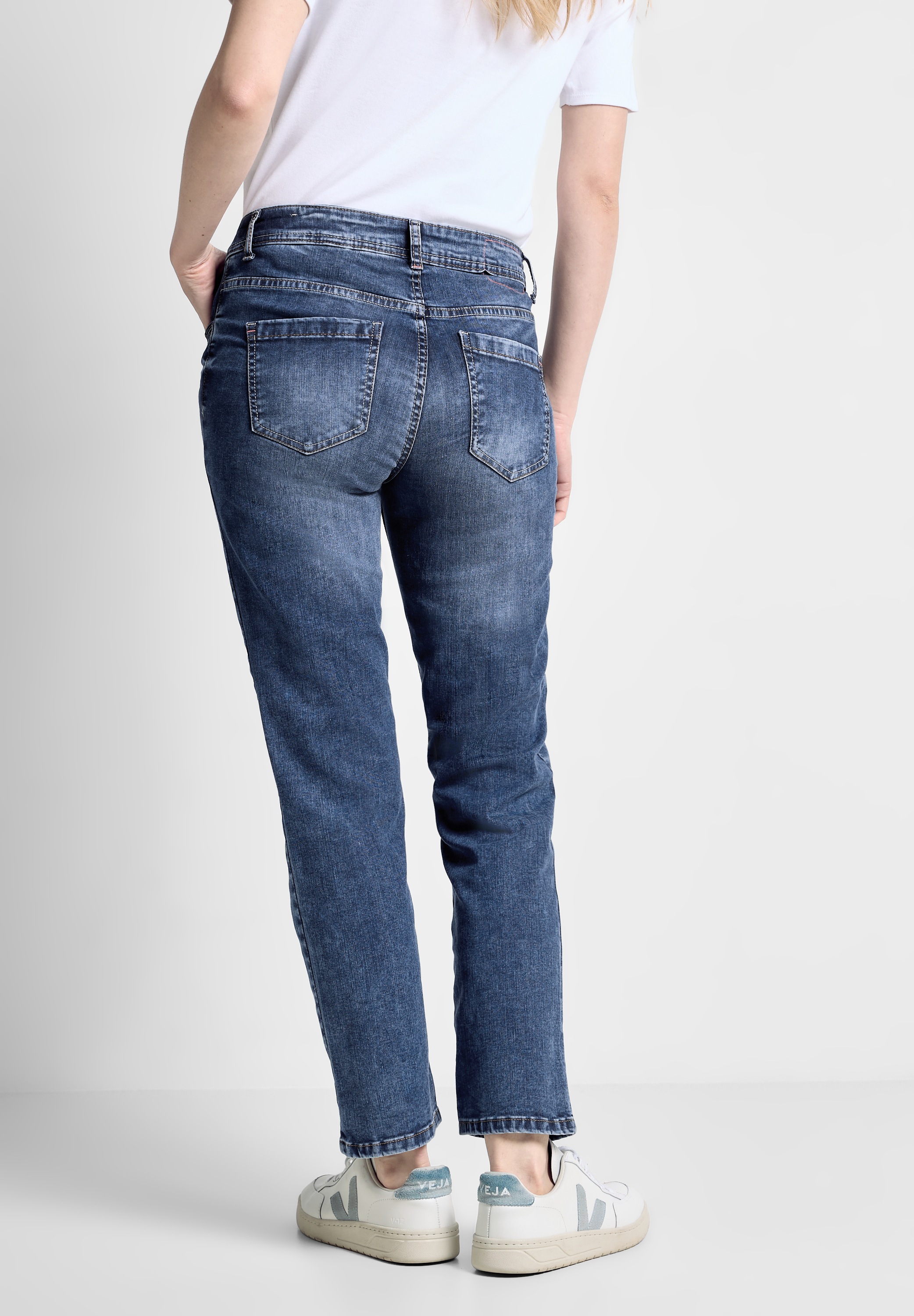 Cecil Slim-fit-Jeans, aus Baumwolle mit Stretchanteil