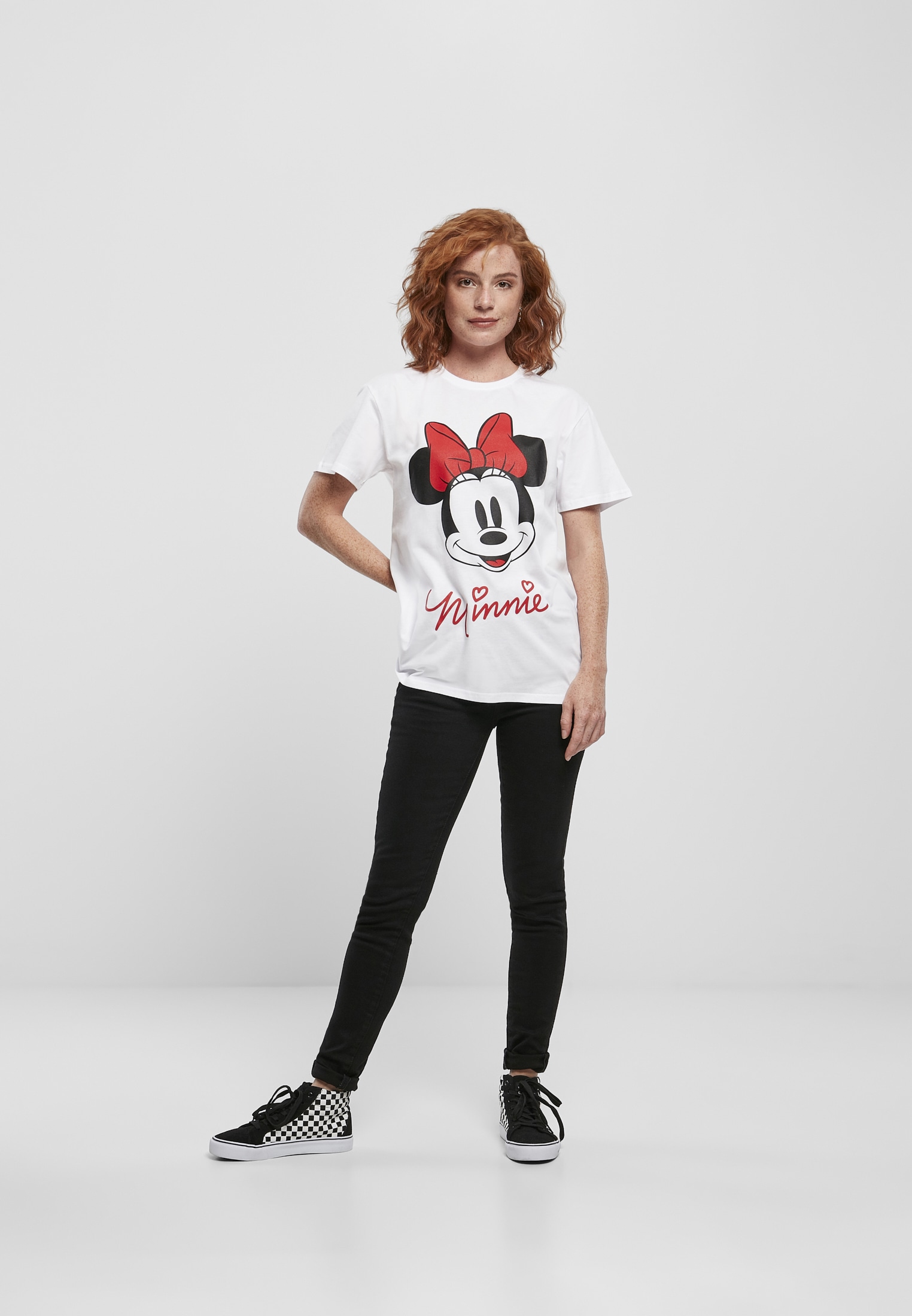 | kaufen BAUR Minnie Tee«, (1 Ladies online »Damen Mouse Kurzarmshirt Merchcode tlg.)