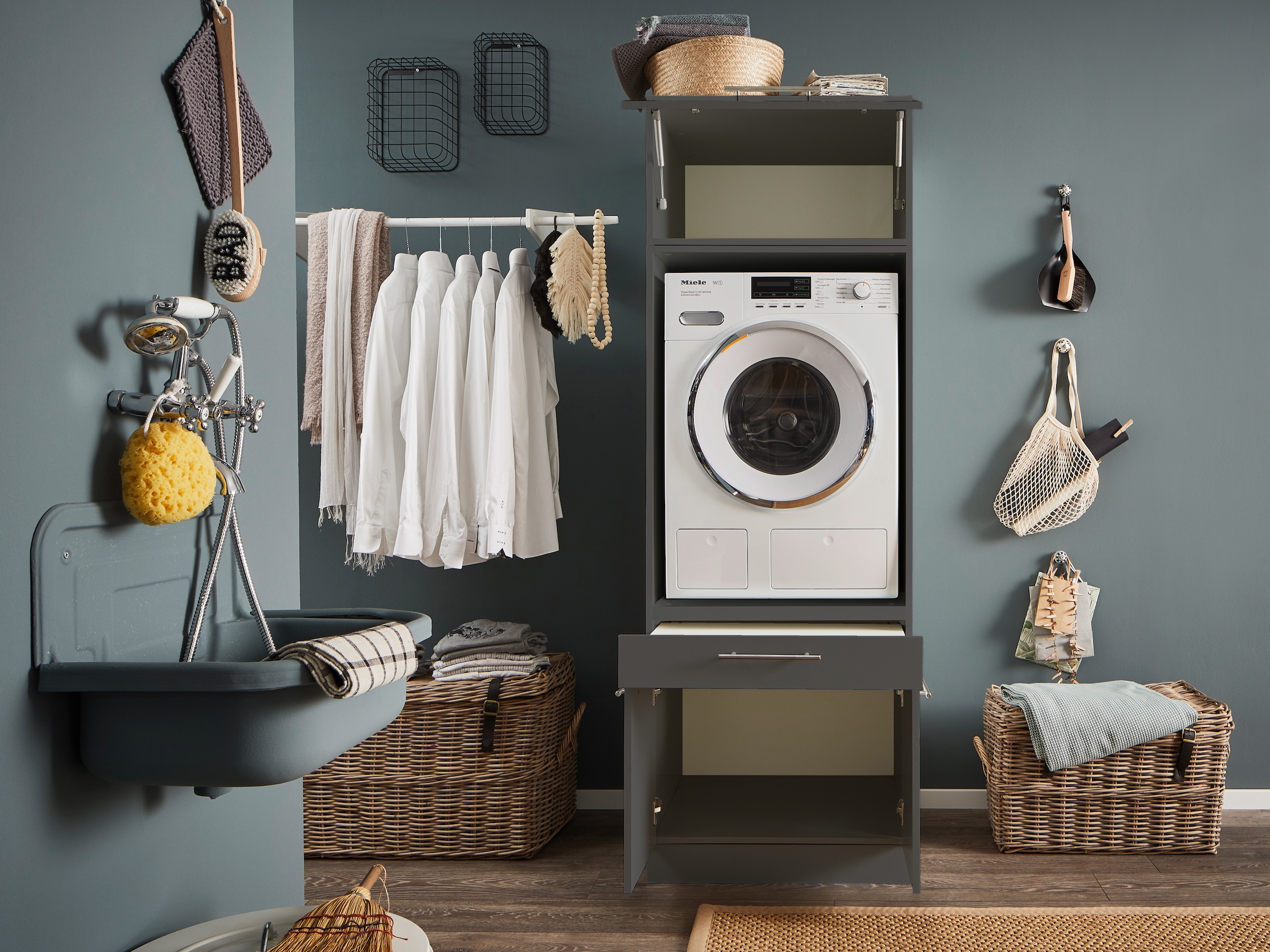 Laundreezy Mehrzweckschrank-Set »LAUNDREEZY LDSK1«, Breite 67,5 cm