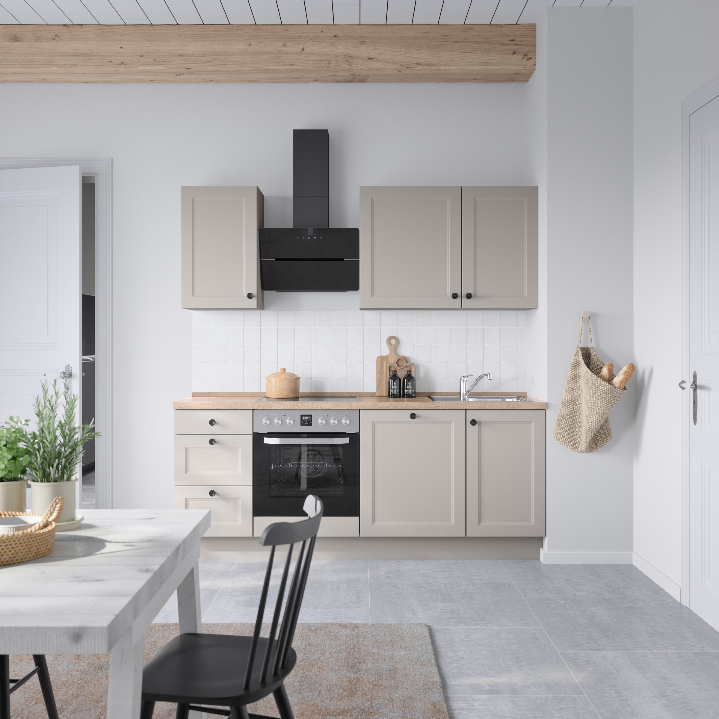 nobilia Küchenzeile ""Cascada II"" vormontiert, Breite 210 cm, Ausrichtung günstig online kaufen