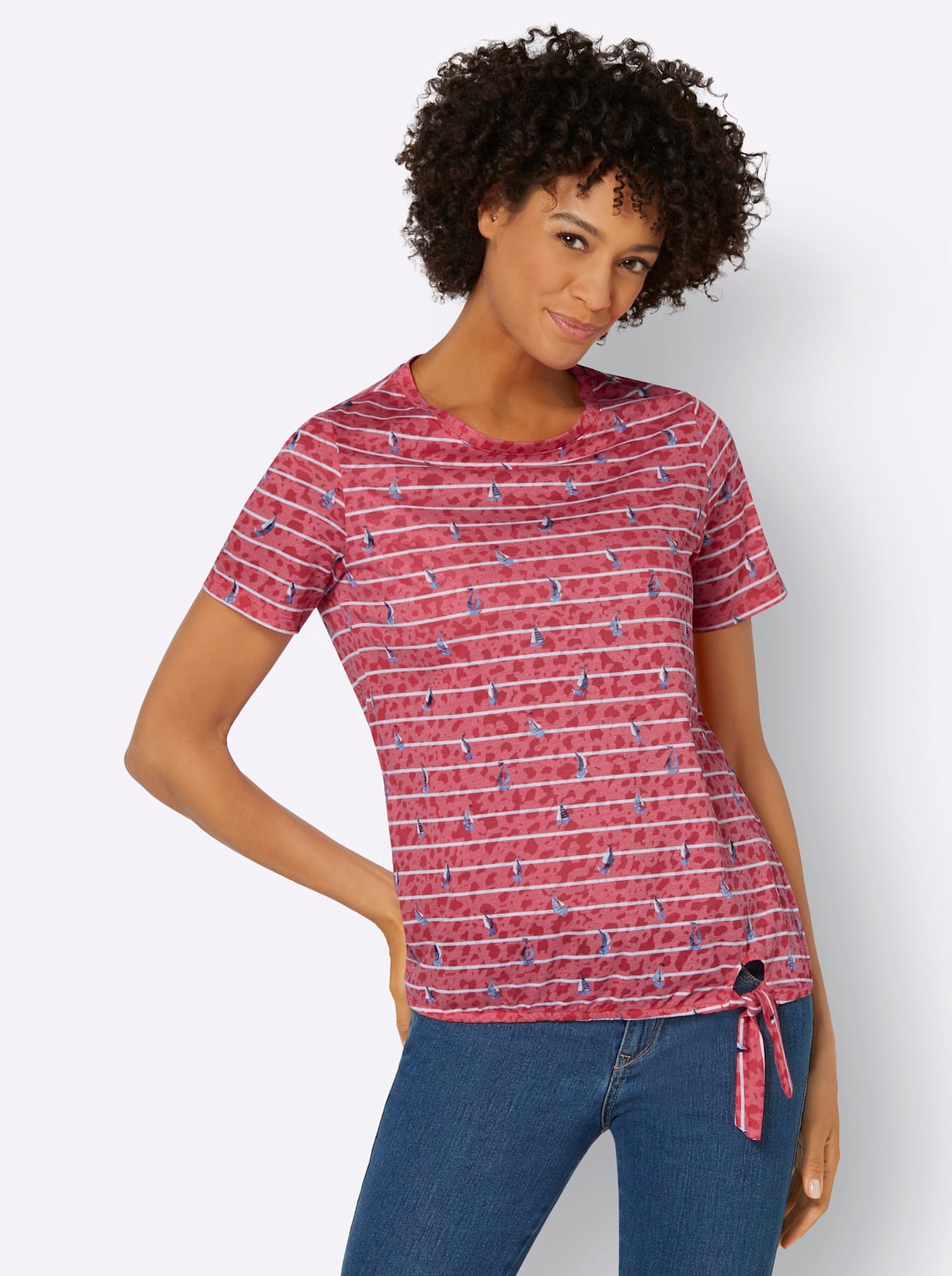 Casual Looks Kurzarmshirt "Shirt" 1 Stk. tlg. günstig online kaufen