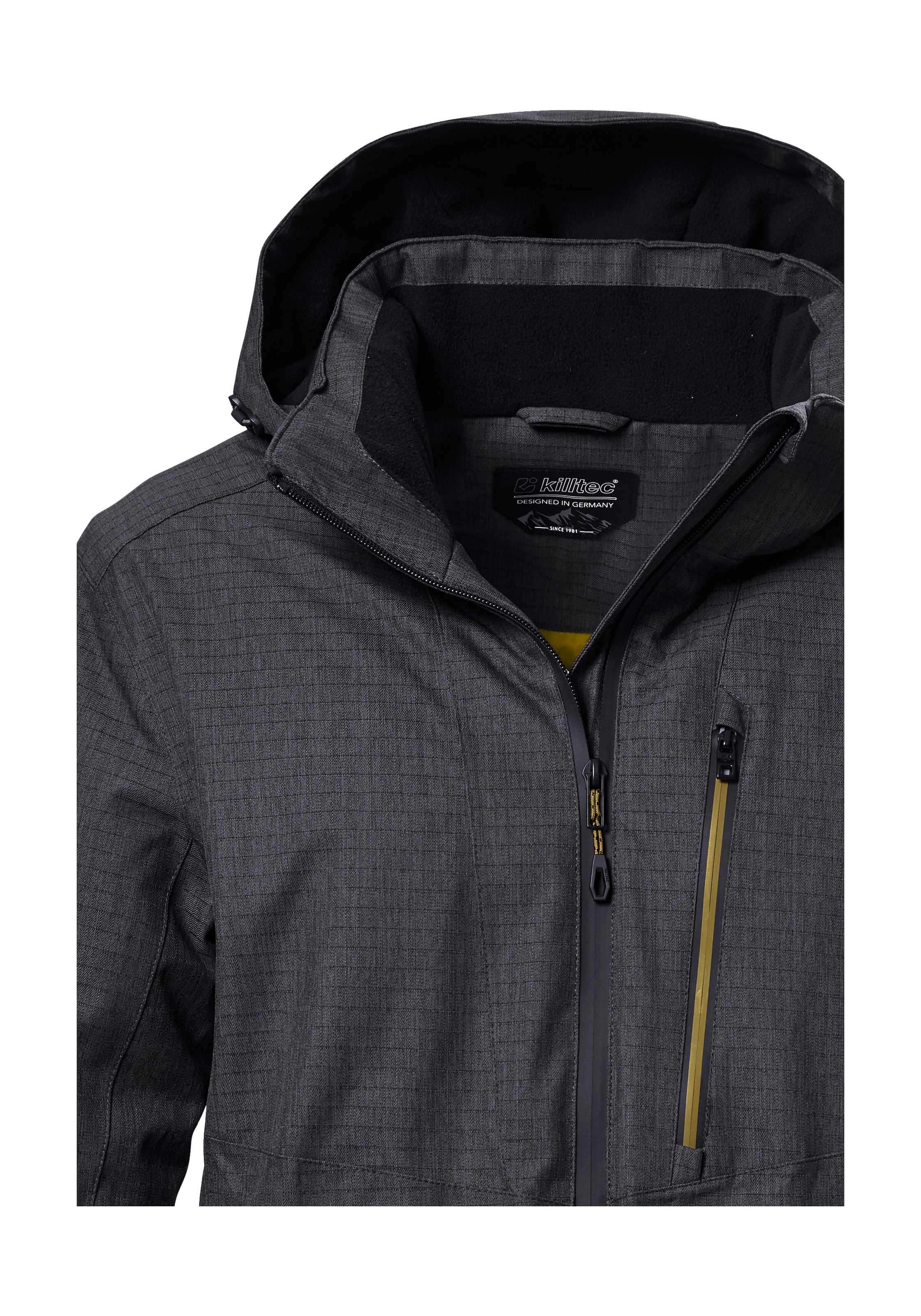 Killtec Funktionsjacke »KOW 7 MN JCKT«, Wasser- und winddichte Outdoorjacke, atmungsaktiv, Melange Optik