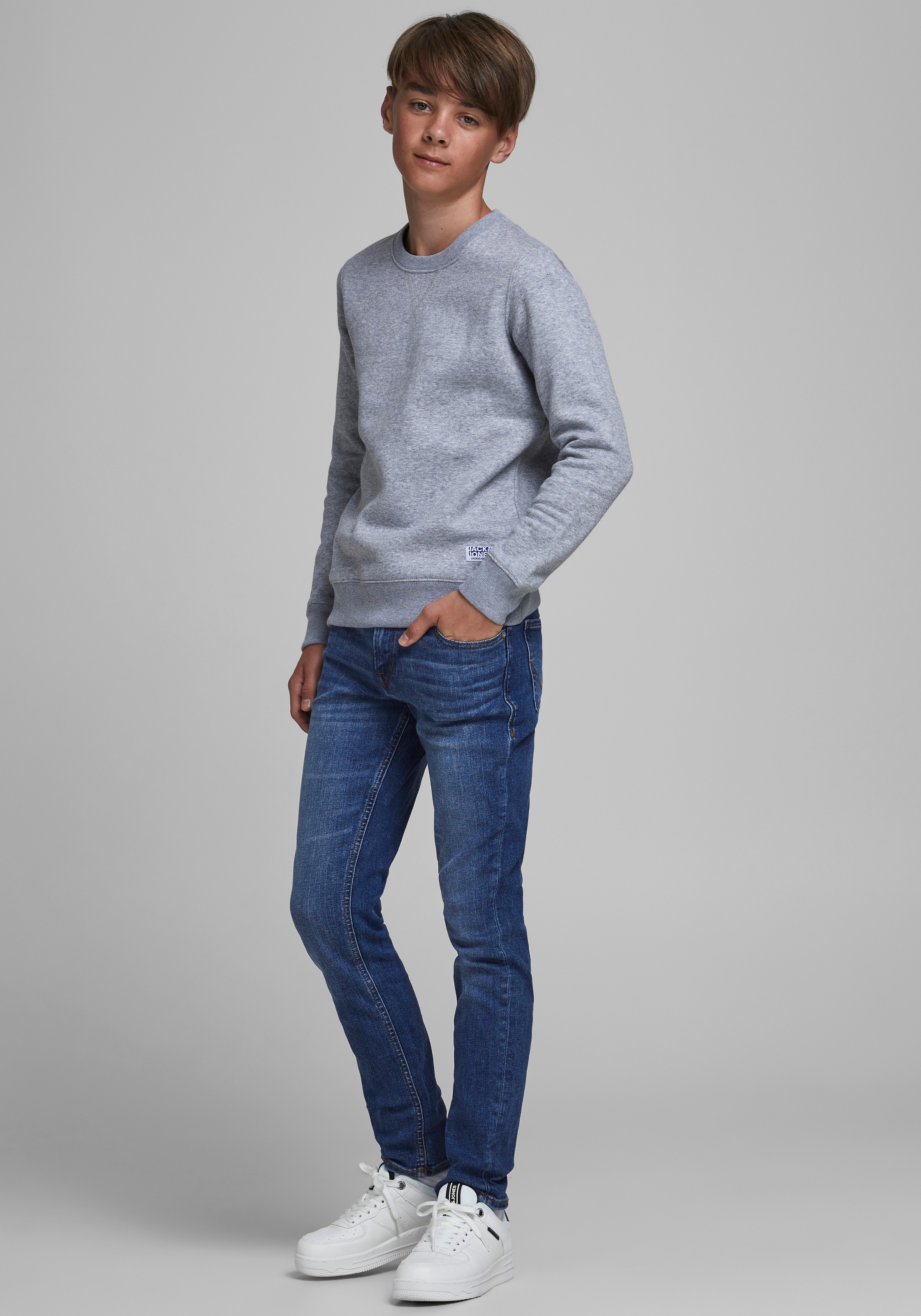 Jack & Jones Jean Clark Ig Stretch Sq 223 Regular Fit Blue Denim 13 Years Boys 6