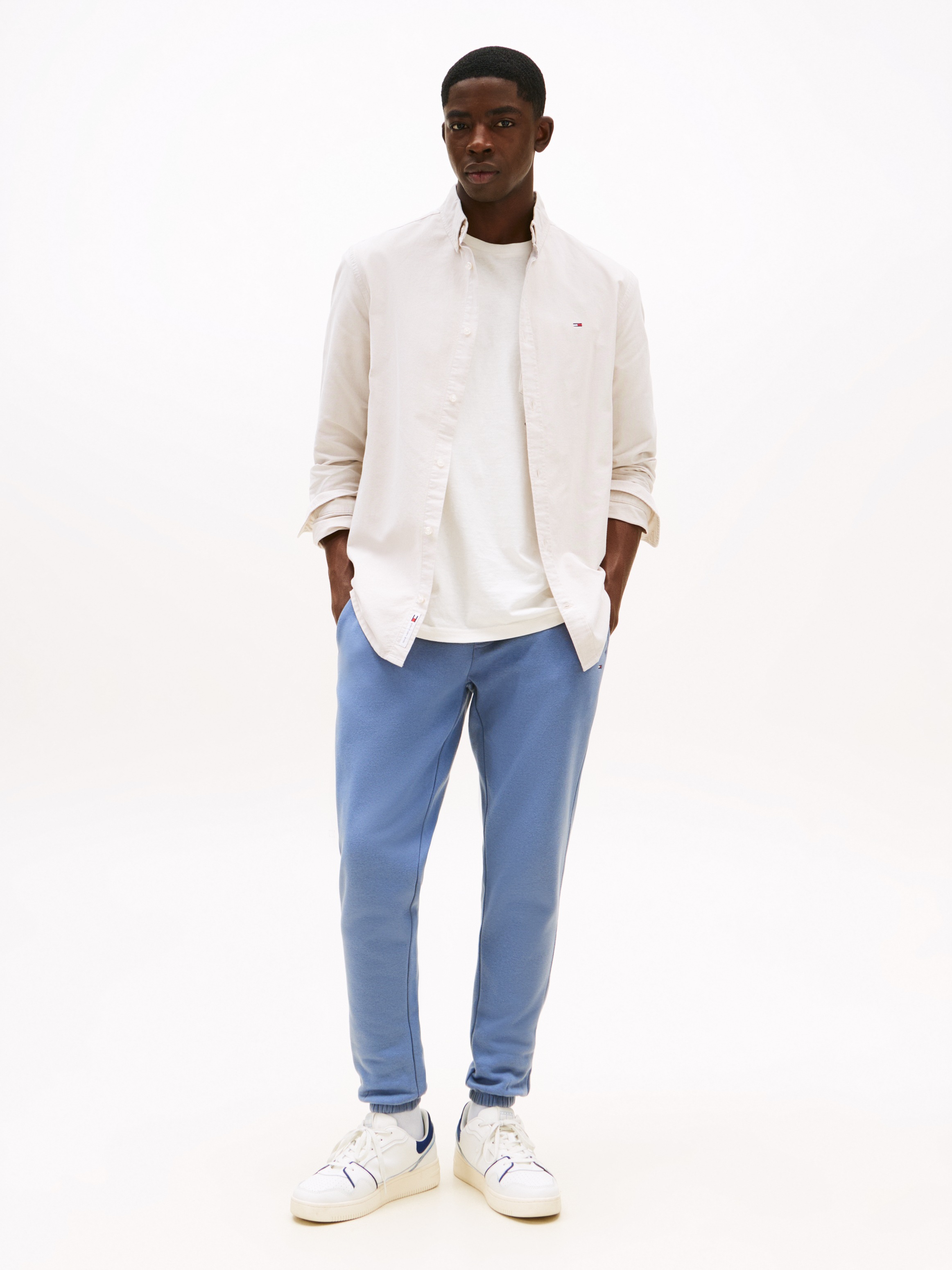 Thumbnail - Tommy Jeans Sweathose "TJM SLIM S FLAG SWEATPANT" Mit Kordelzug