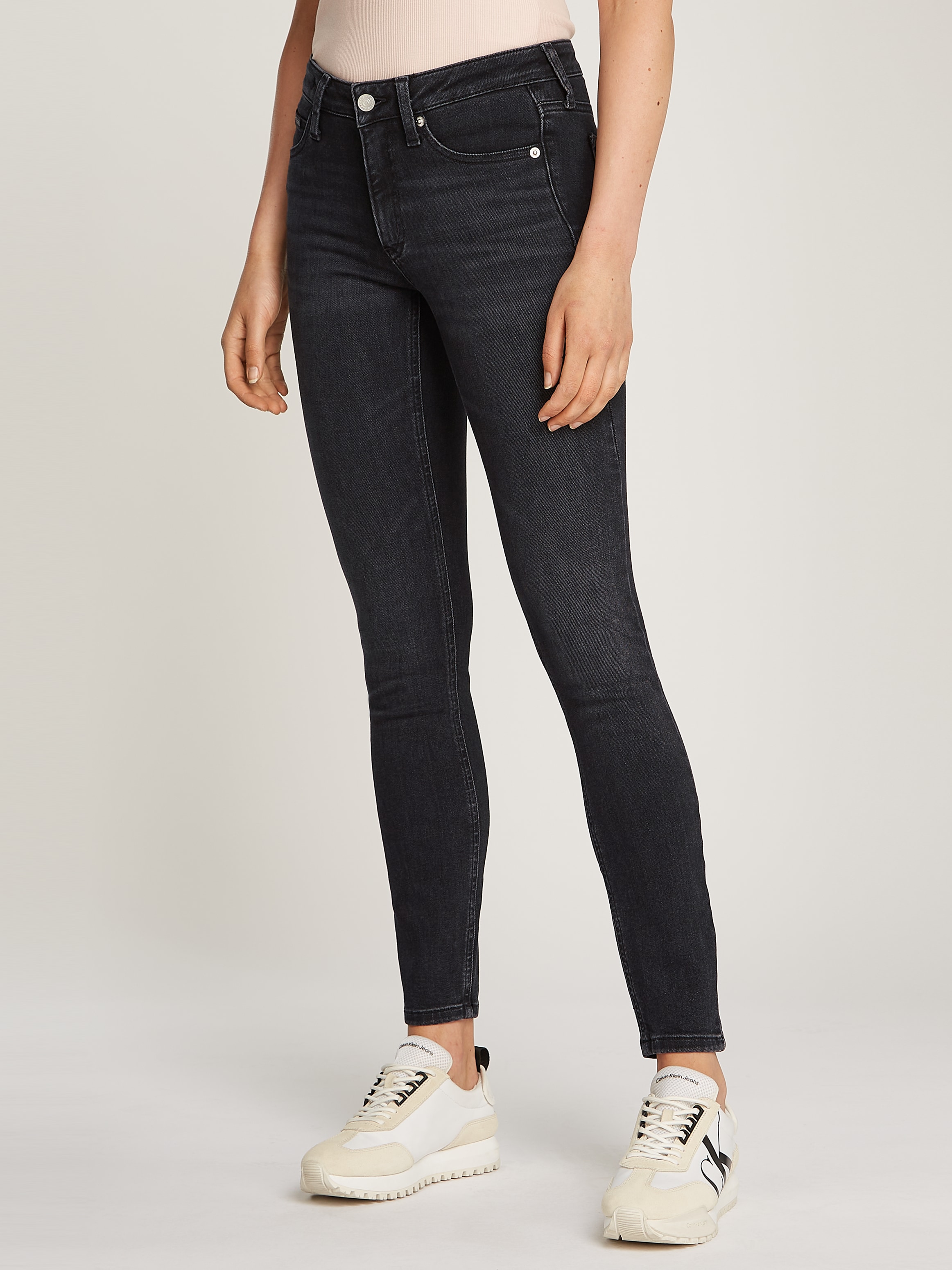 Calvin Klein Jeans Skinny-fit-Jeans "MID RISE SKINNY", im 5-Pocket-Style