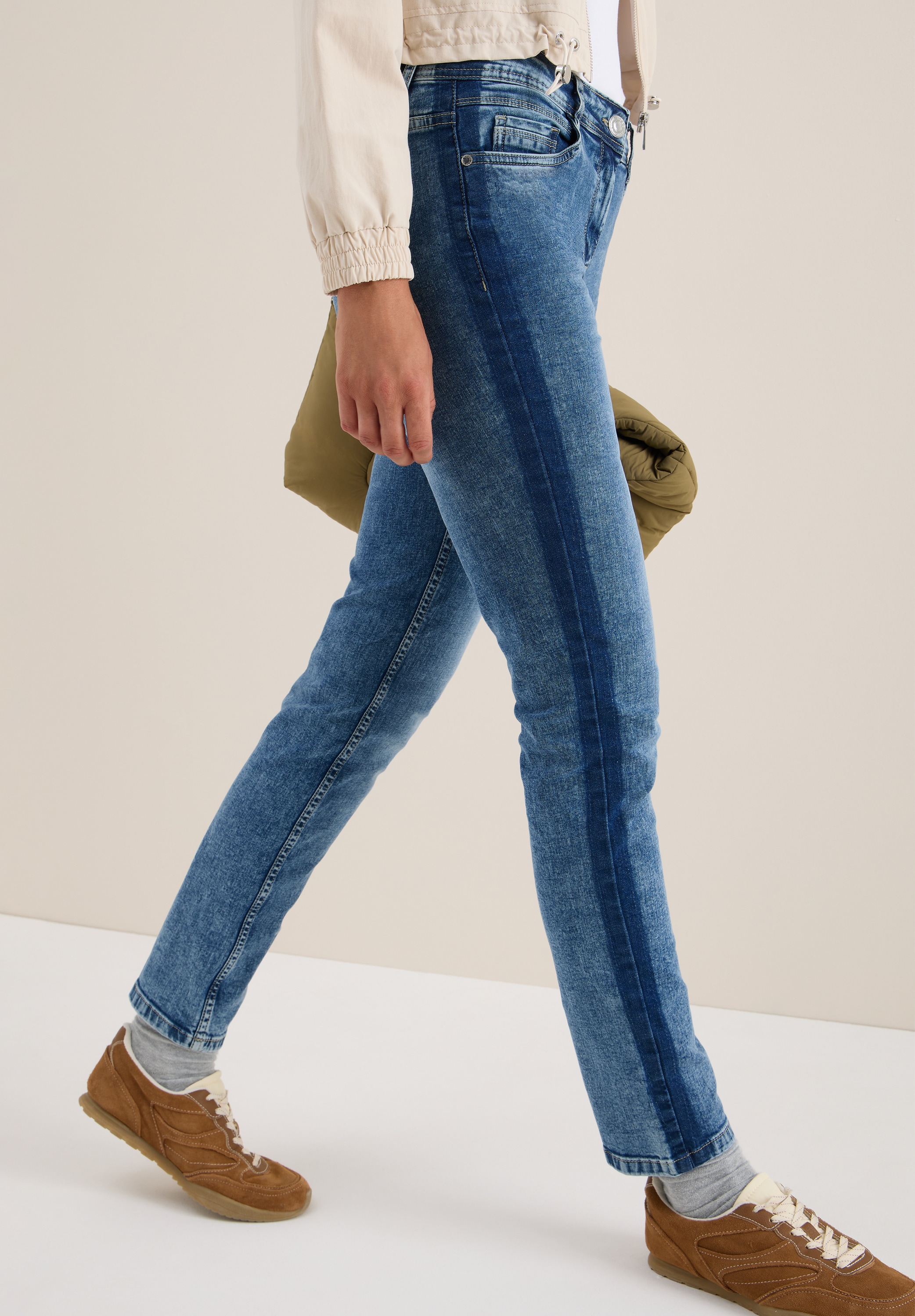Cecil Comfort-fit-Jeans aus Baumwolle mit Stretchanteil