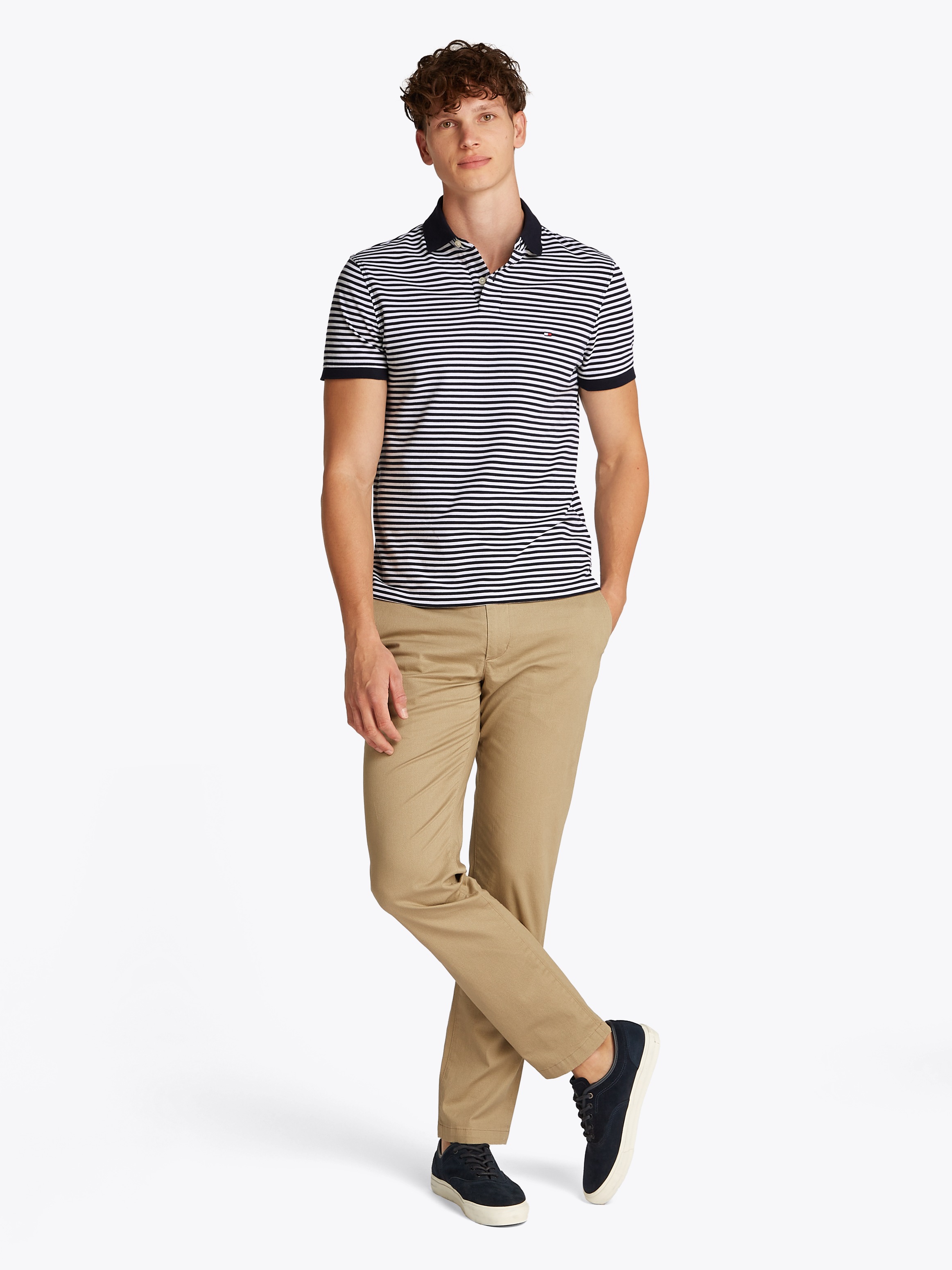 Tommy Hilfiger Poloshirt »1985 REGULAR POLO«, fein gestreift