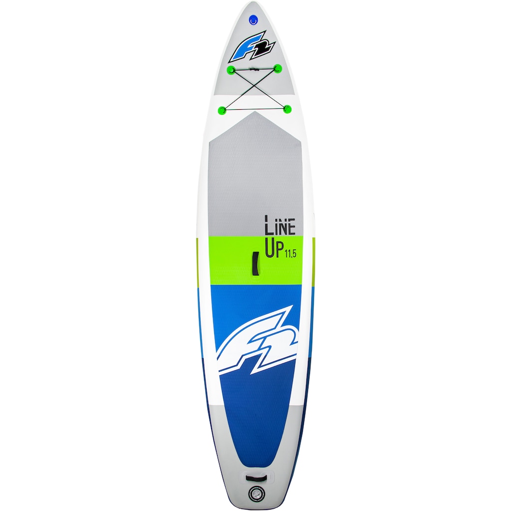 F2 Inflatable SUP-Board »F2 Line Up SMO blue mit Alupaddel«, (Set, 5 tlg.), Stand Up Paddling