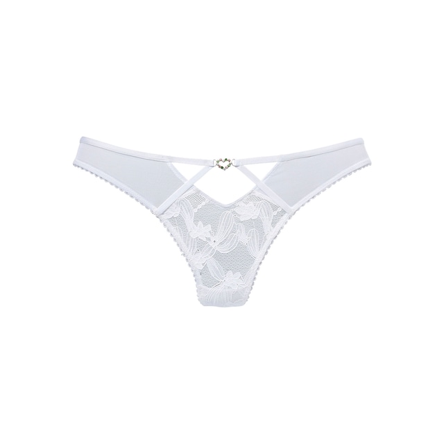 feinen mit Tanga BAUR LASCANA bestellen online »Dalia«, Strasssteinchen Spitze und |