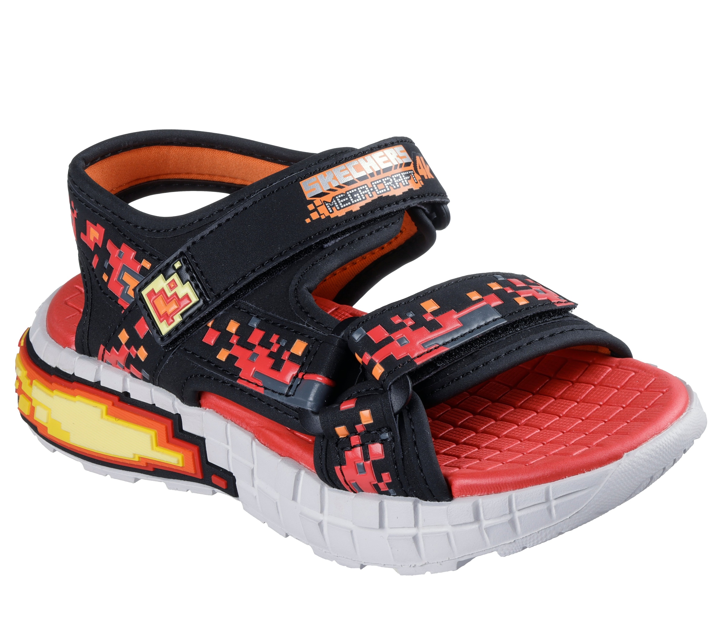 Skechers Sandale "MEGA-SPLASH 4K" Mega Craft Sandale mit Klettverschluss, Größenschablone zum Download