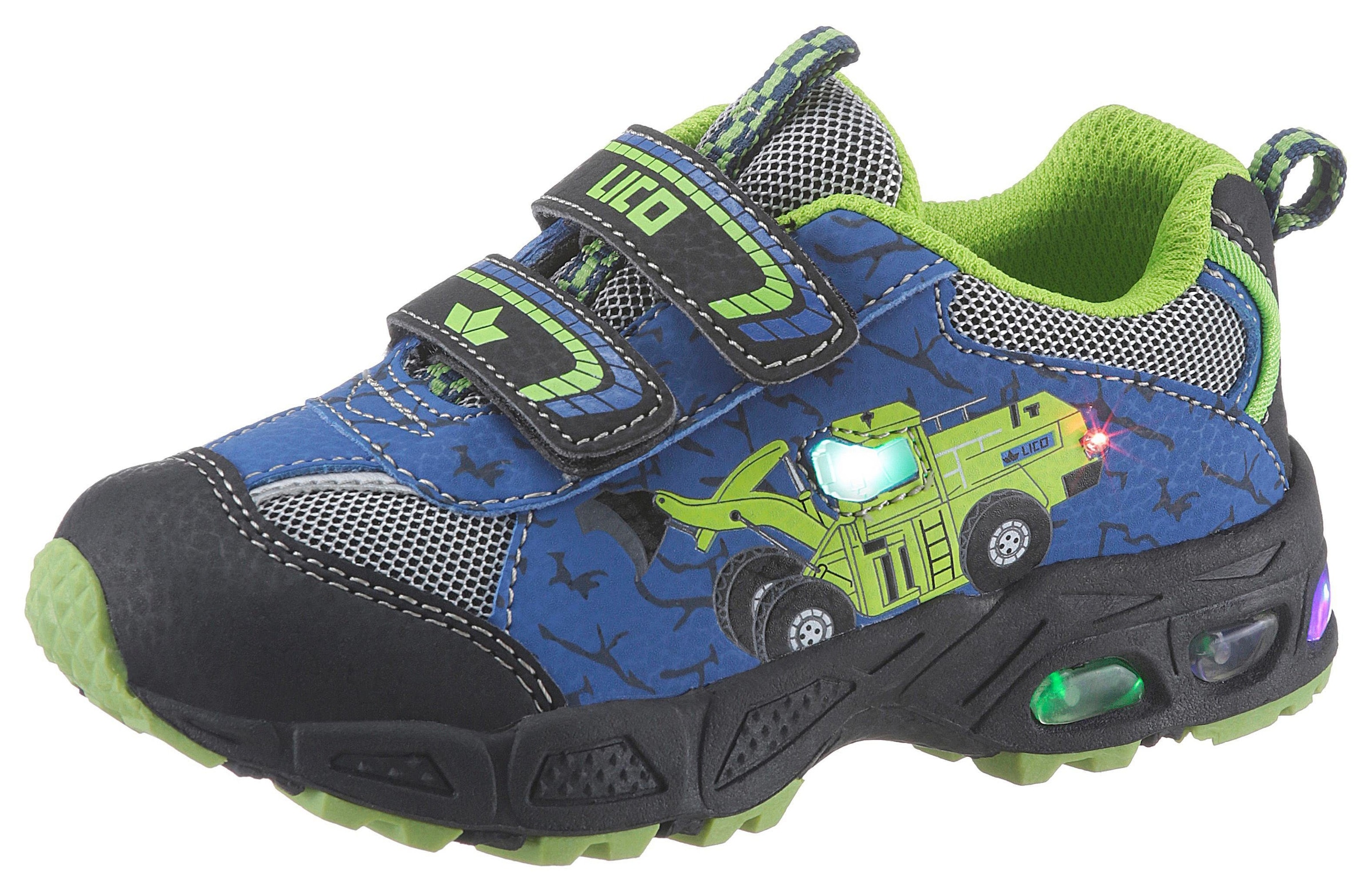 Lico Sneaker »Blinkschuh Loader V Blinky«, mit herausnehmbarer Innensohle