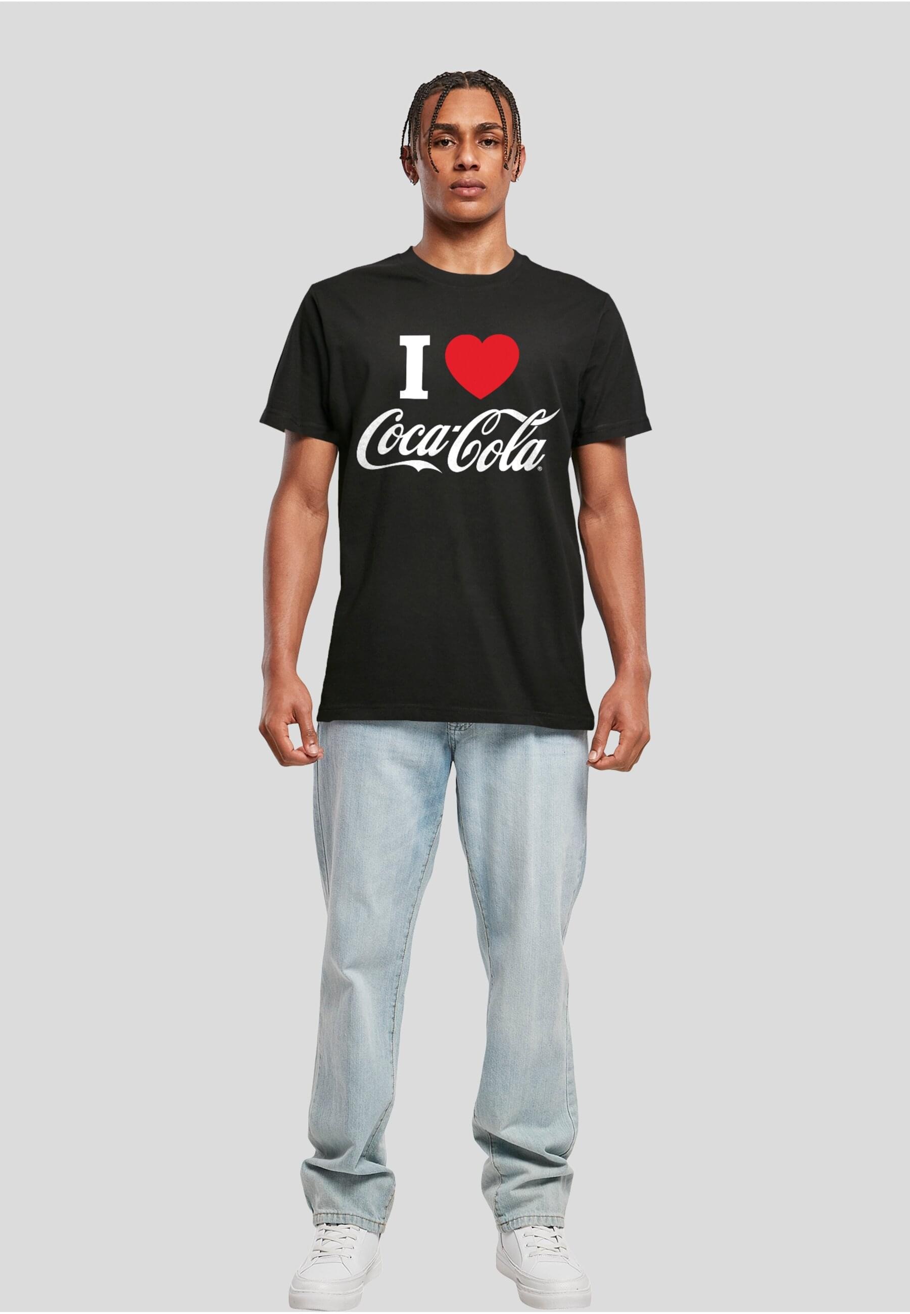 Merchcode T-Shirt »Merchcode Herren Coca Cola I Love Coke Tee«, (1 tlg.)