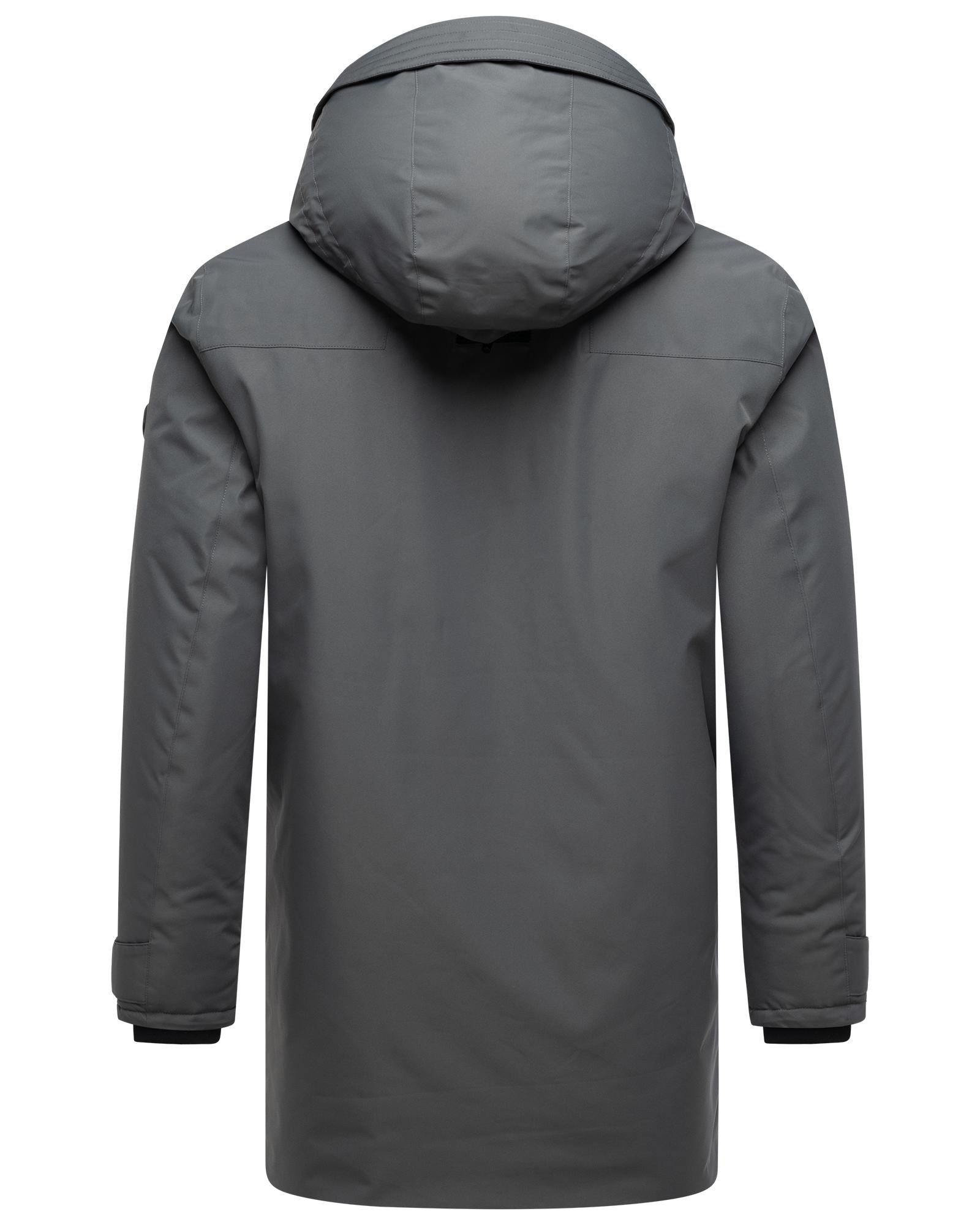 Stone Harbour Wintermantel »Netaan XX«, Herren Kurzmantel mit kuscheliger Kapuze
