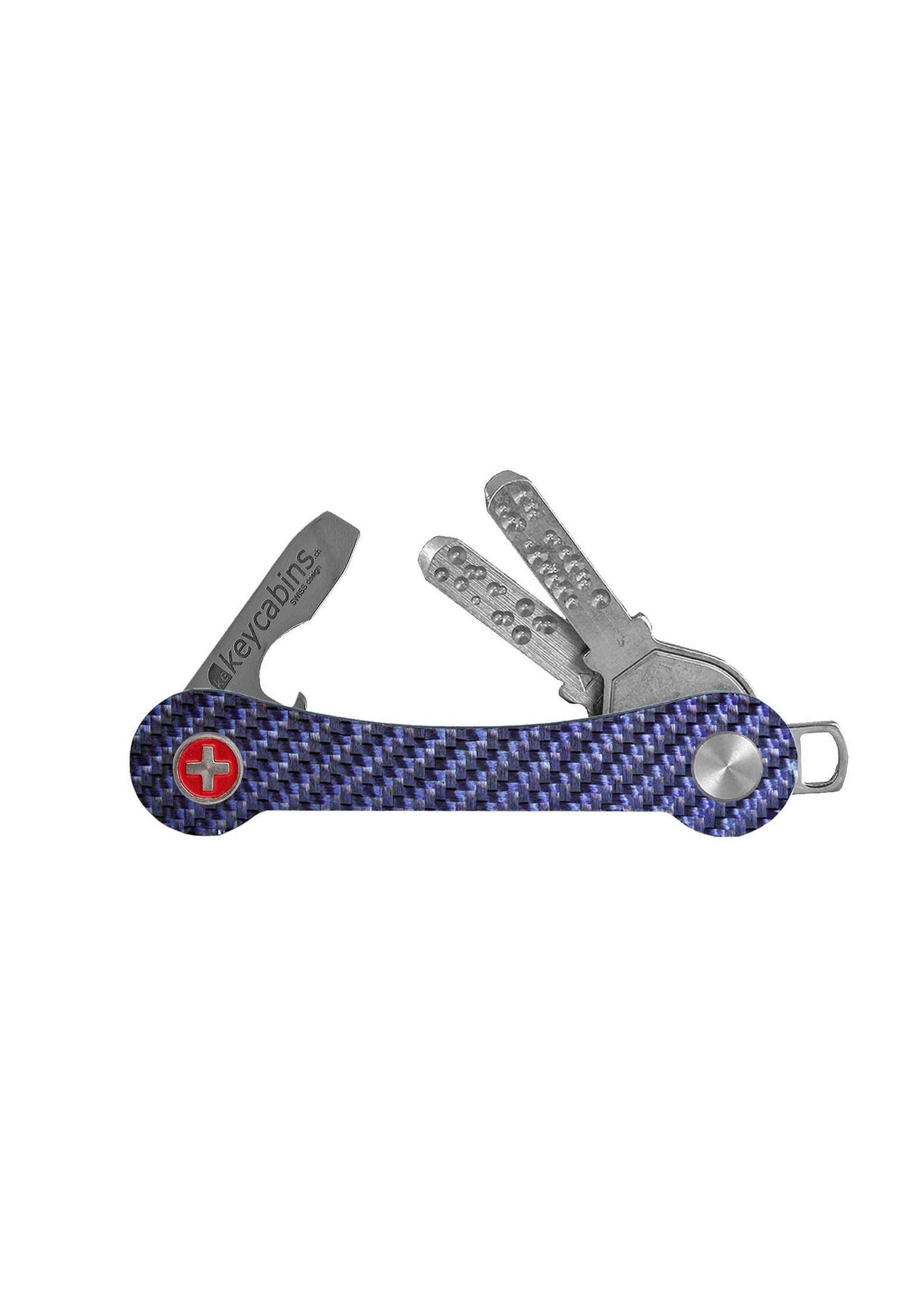keycabins Schlüsselanhänger "Carbon" SWISS Made