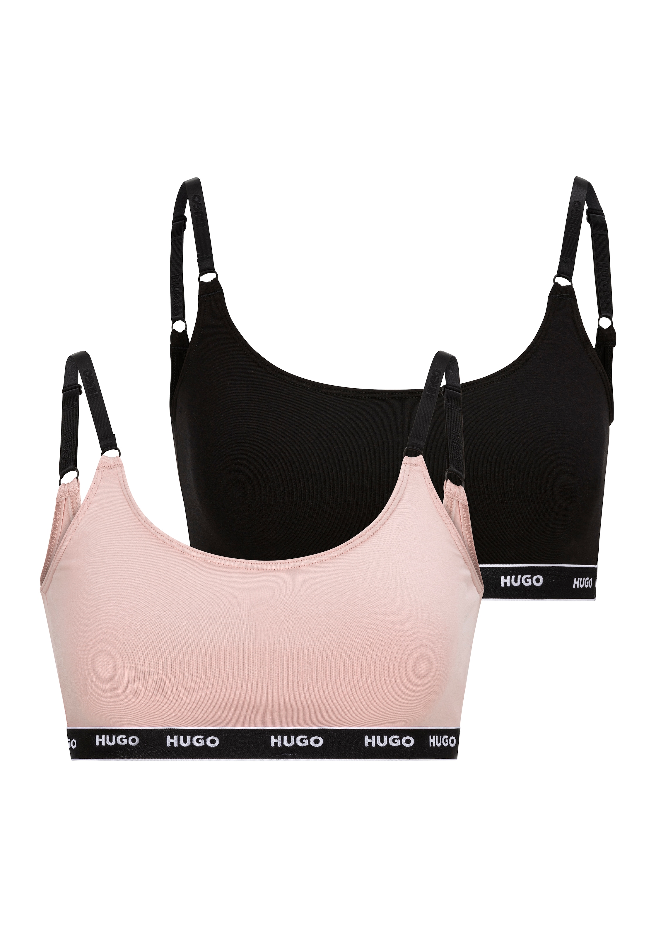 HUGO Underwear Bralette-BH »TWIN BRALETTE STRIPE«, mit verstellbaren Logo-Trägern