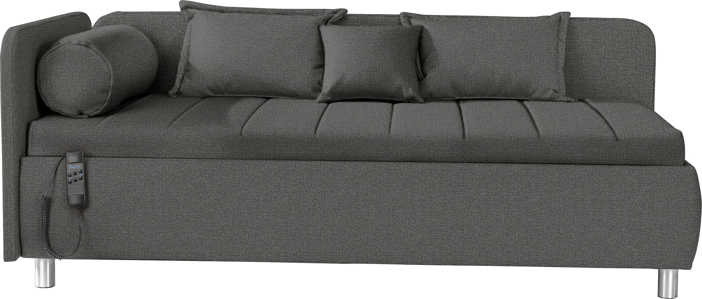 alina Schlafsofa "Kiana", Liegefläche 90/200 cm oder 100/200 cm, Bettkasten, Zierkissen-Set