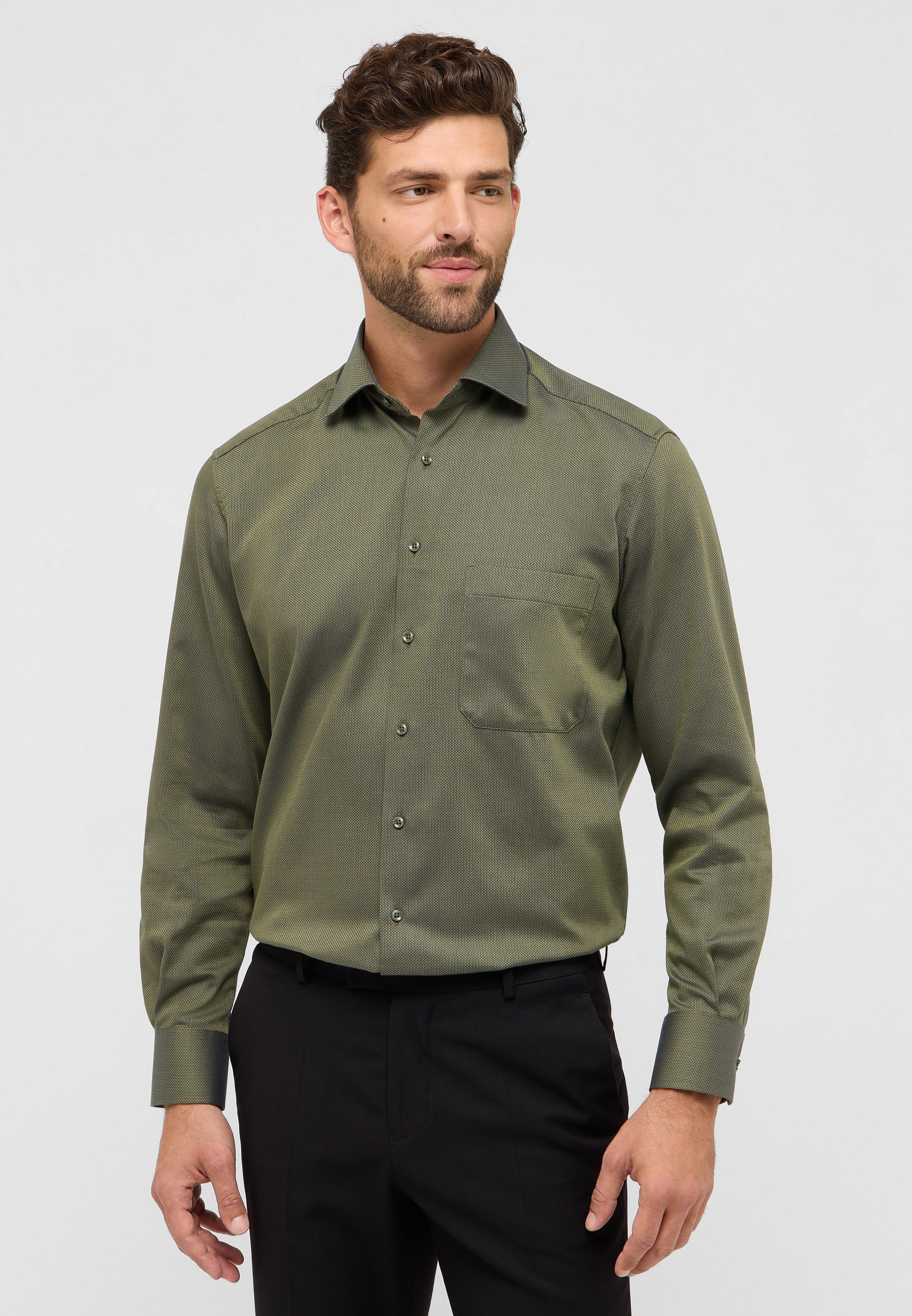 Eterna Langarmhemd "COMFORT FIT" NON IRON (bügelfrei) günstig online kaufen
