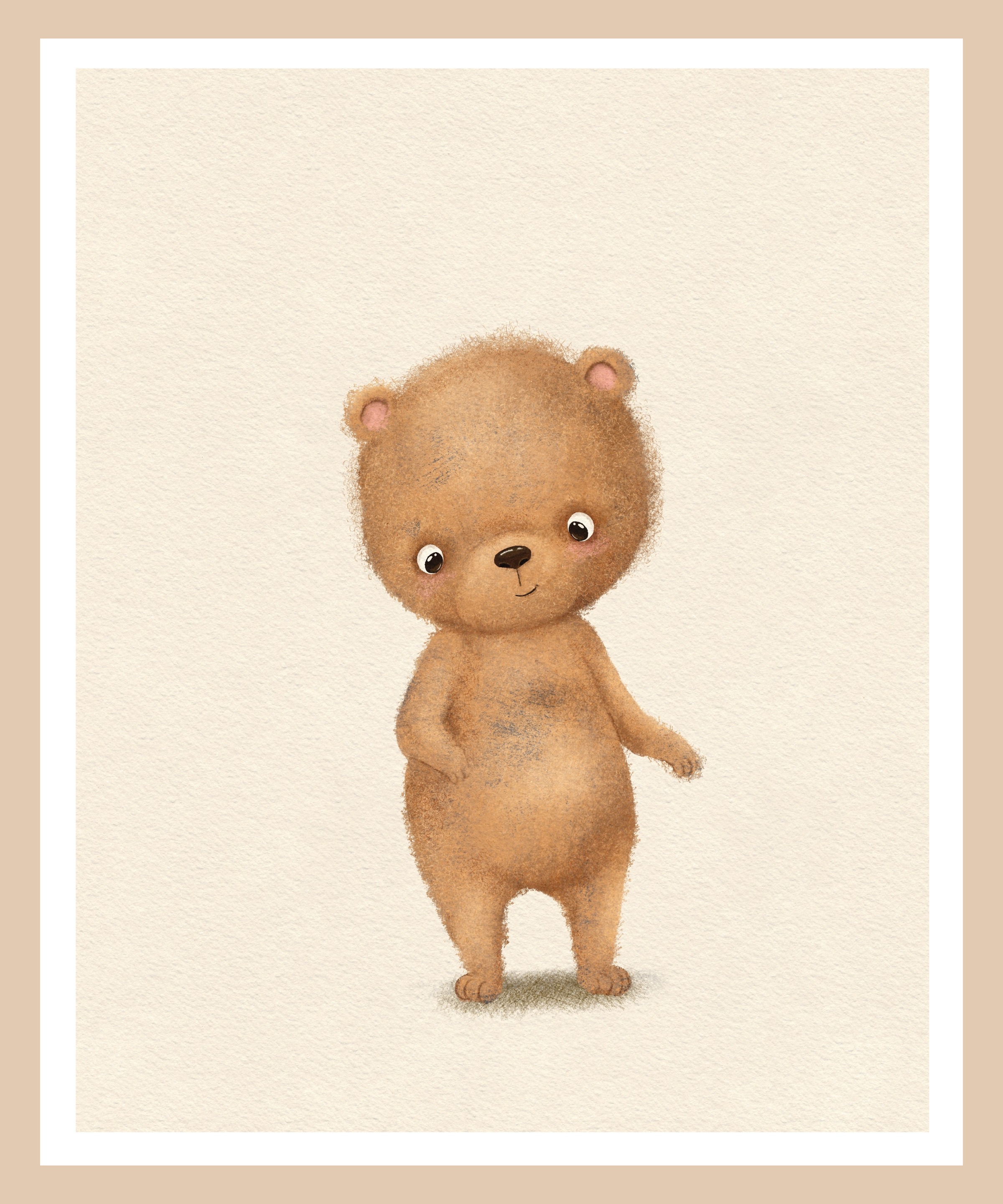 Lüttenhütt Bild mit Rahmen "oder Poster, Bär", Bär-Fantasy-Tiere, (1 St.), günstig online kaufen