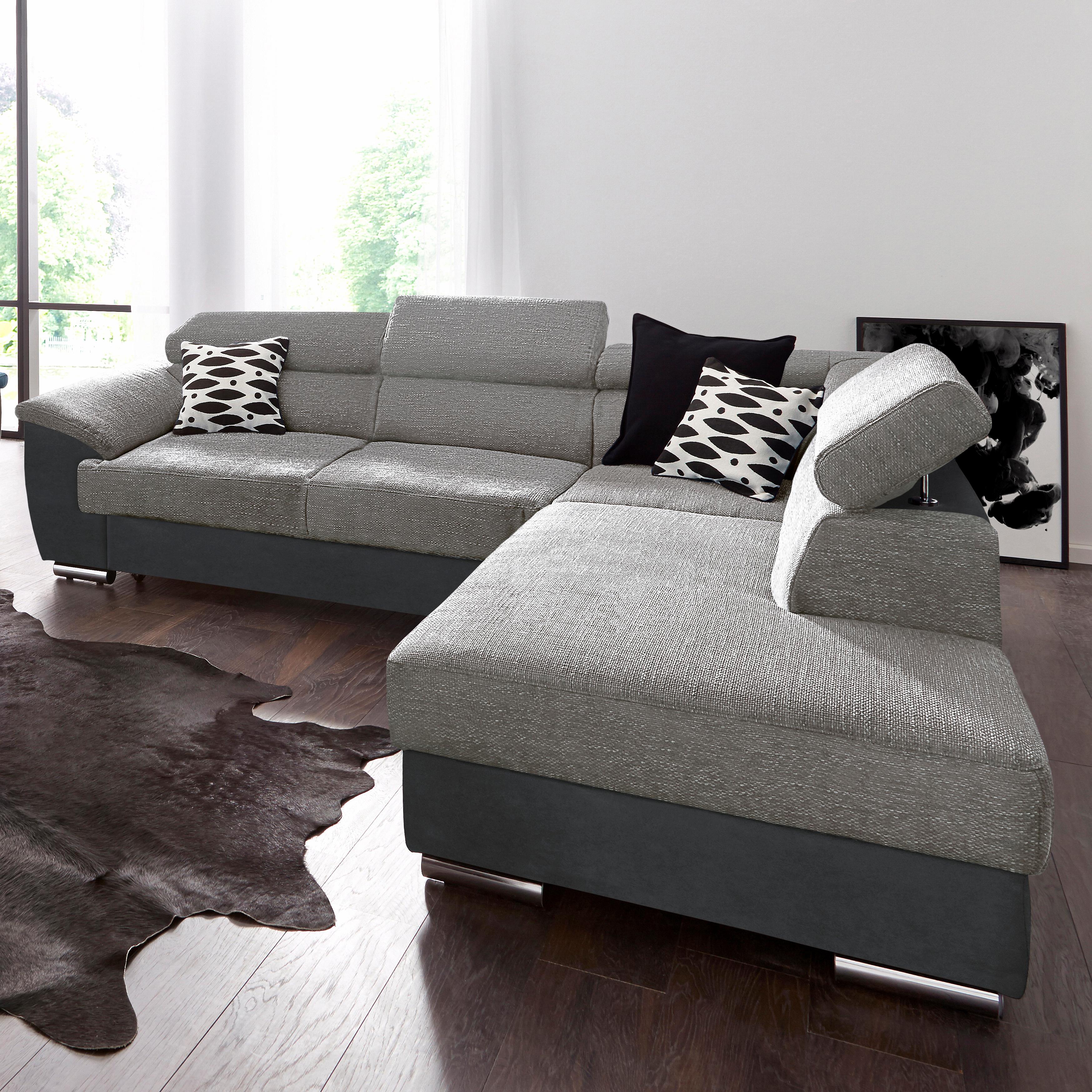 DOMO collection Ecksofa Videl, wahlweise mit Bettfunktion