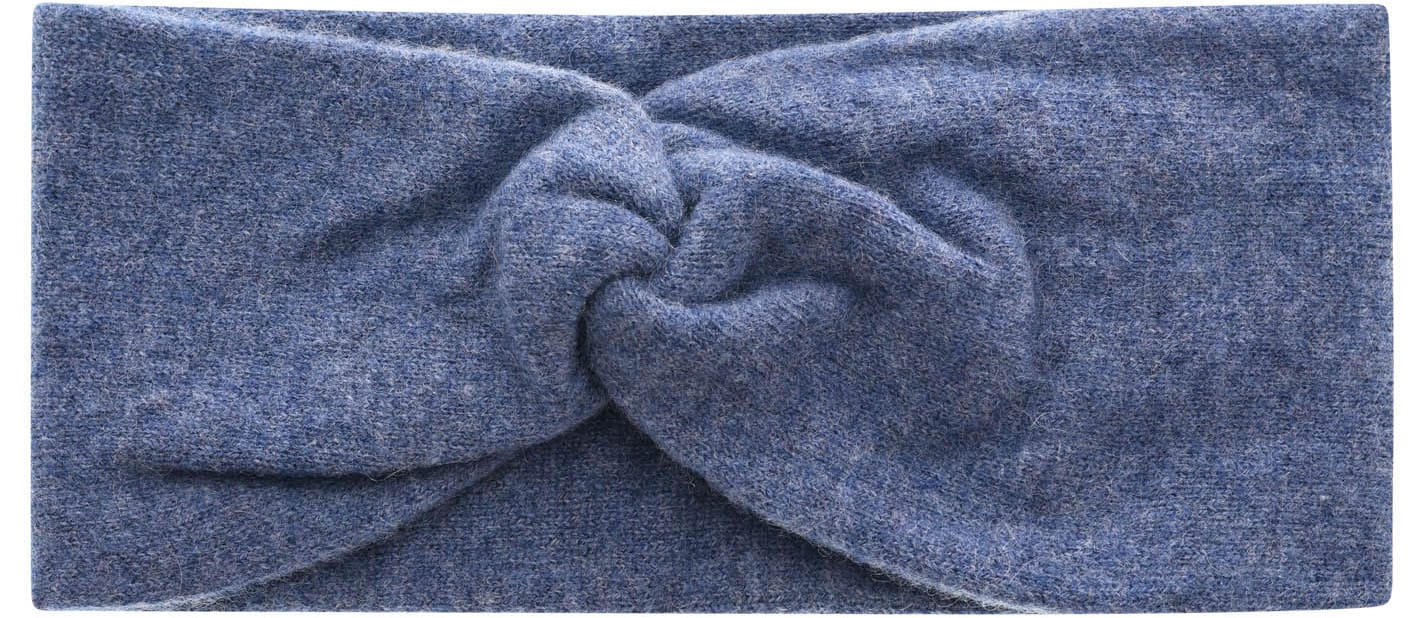 Zwillingsherz Stirnband ""Classic"" Knoten vorn, Cashmere, Feinstrick günstig online kaufen