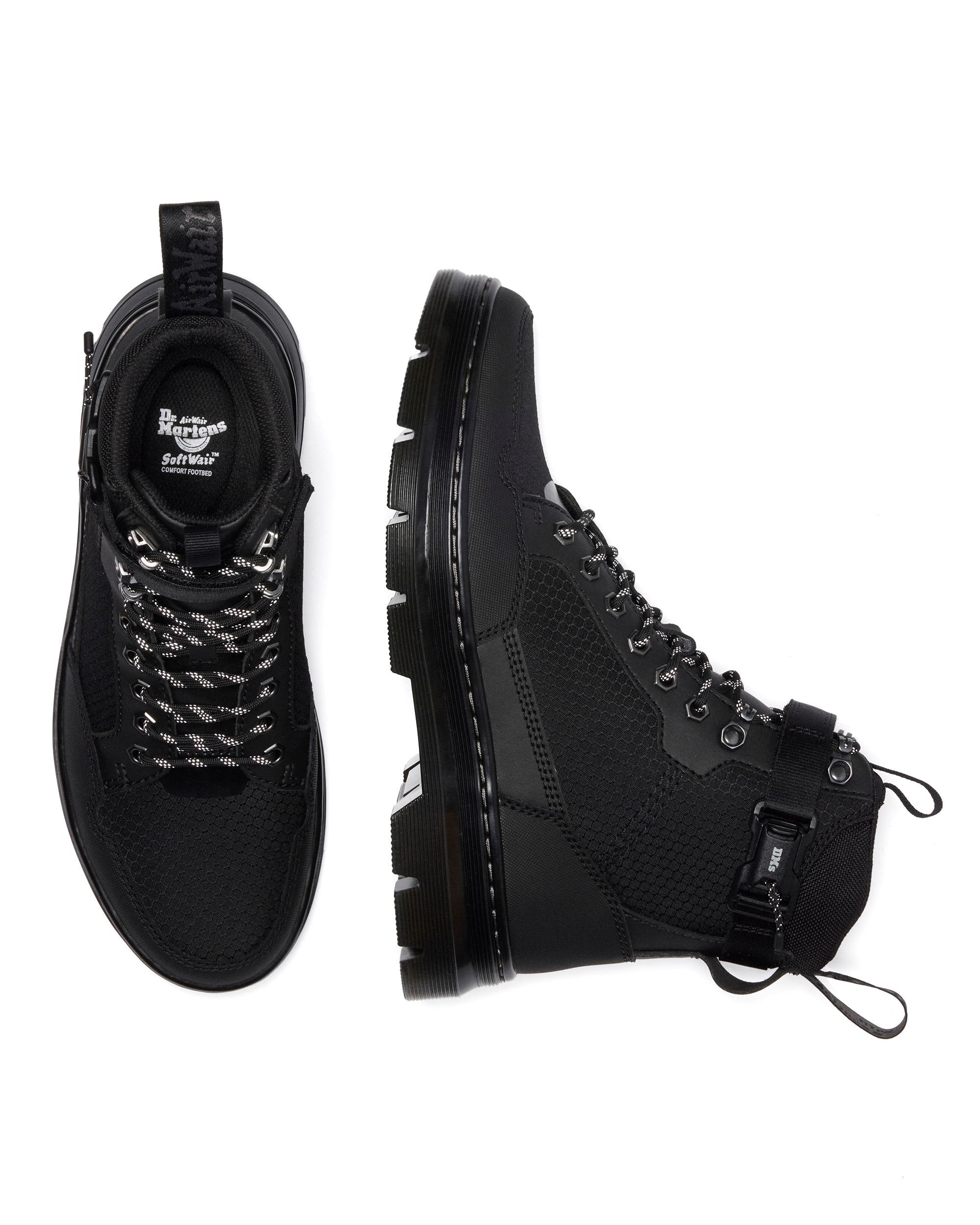 DR. MARTENS Schnürboots »Comstech«  Blockabsatz, Workerboots mit Logoschriftzug